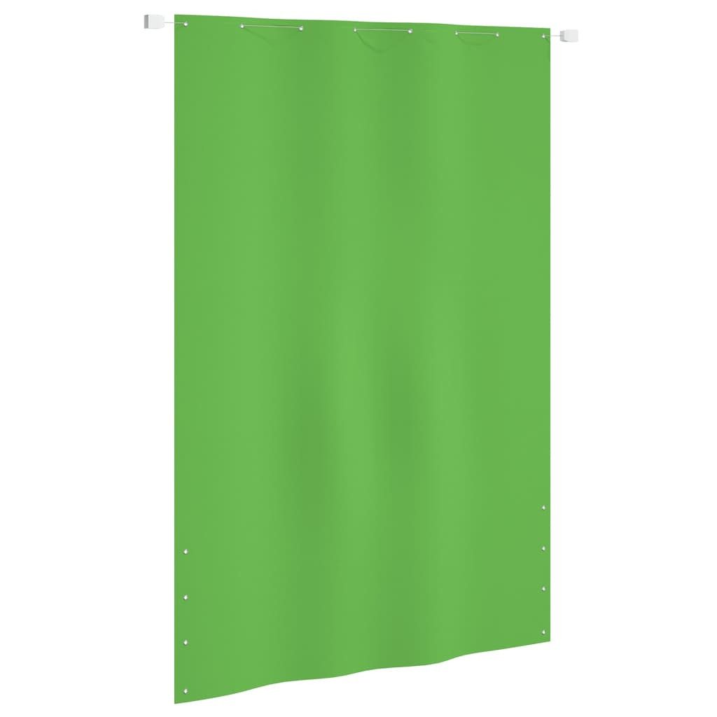 vidaXL Balkonsichtschutz Balkon-Sichtschutz Hellgrün 160x240 cm Oxford-Gewebe (1-St)