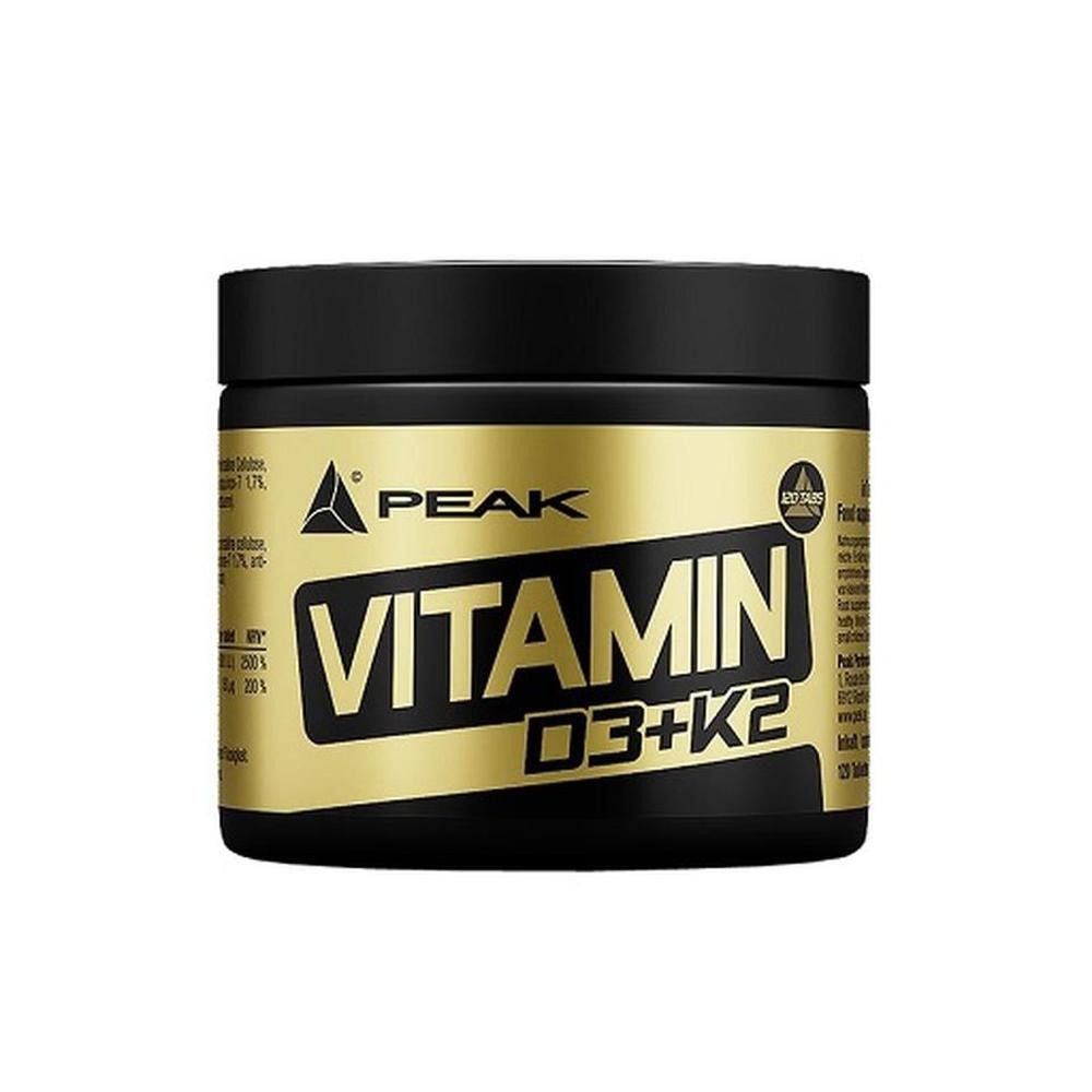 PEAK Peak Vitamin D3+K2 120 Tabl. Tabletten, 120 St.