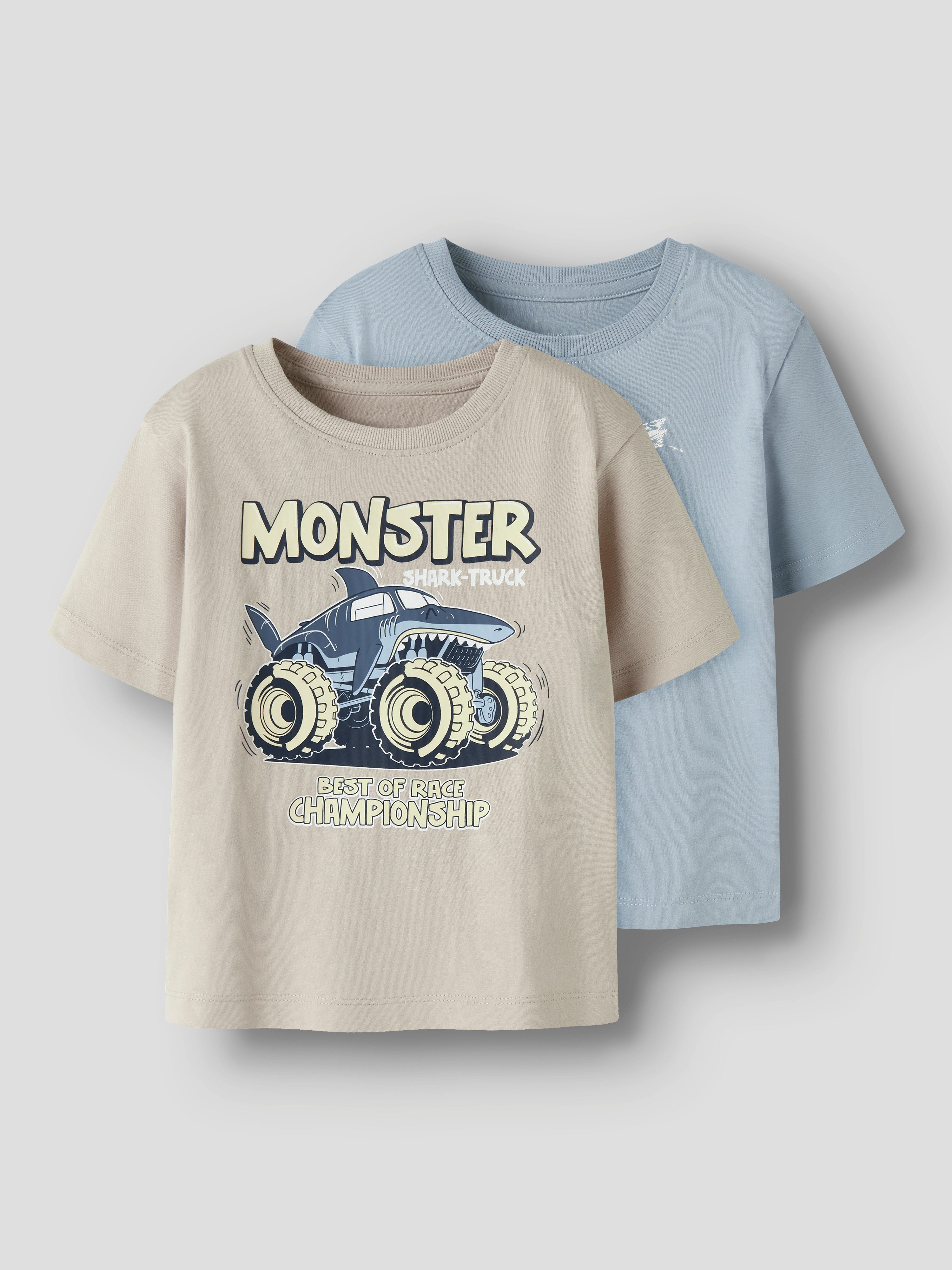 Name It T-Shirt NMMVANYO 2P SS NREG TOP (Packung, 2-tlg) Baumwolle, regular fit