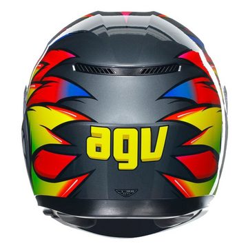 AGV Motorradhelm K3 Birdy 2.0 grau-gelb-rot