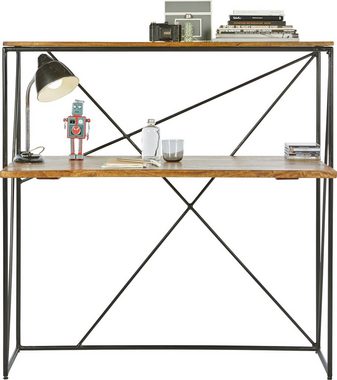 TOM TAILOR HOME Sekretär T-NEST SHELF OFFICE LOW, mittelhohes, offenes Sekretärregal, aus Mangoholz und Metall