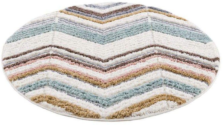 Carpet City Hochflor-Teppich »Focus 3009«, rund, 20 mm Höhe, Boho-Teppich, günstig online kaufen