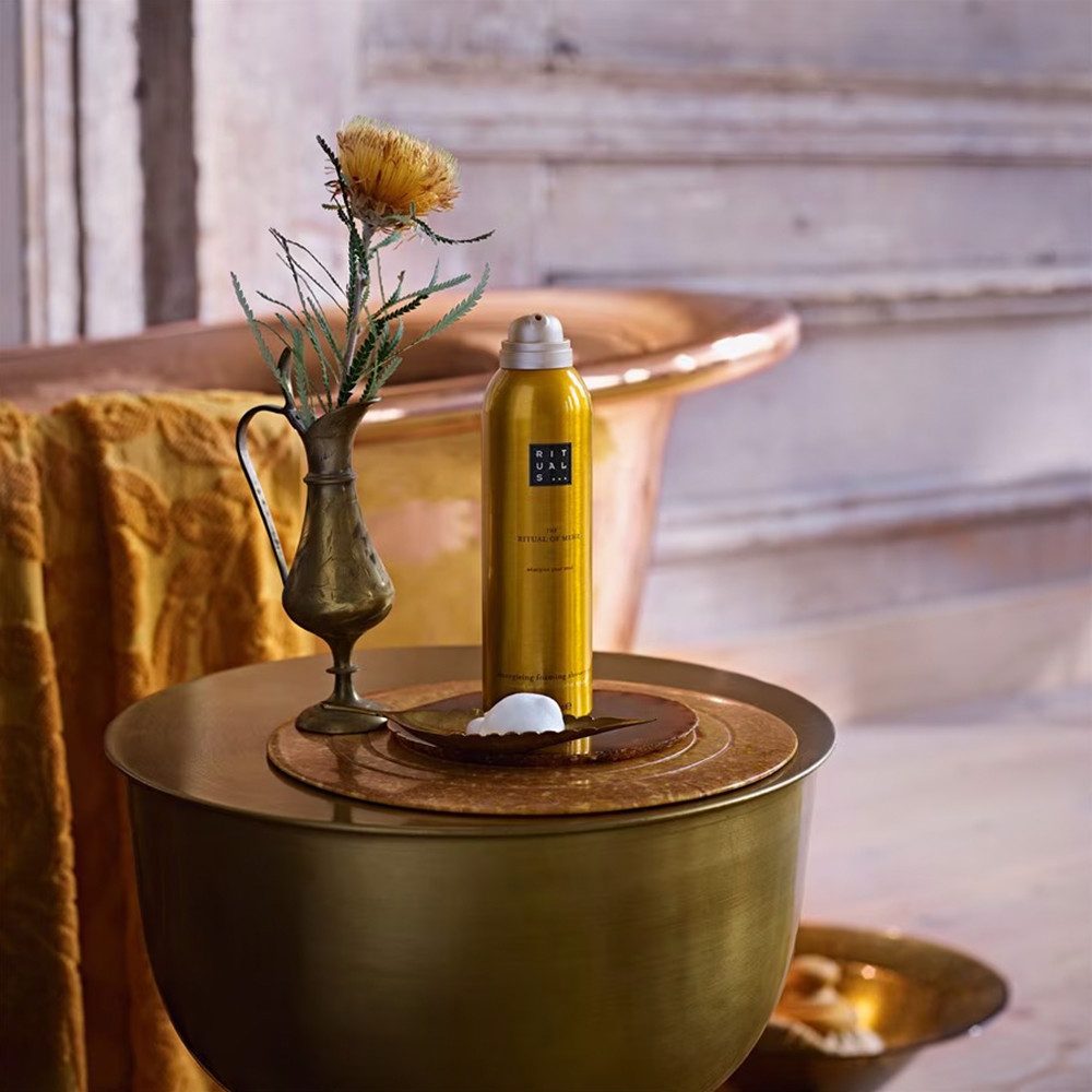Rituals Duschgel Mehr Duschschaum – Belebender Schaum mit Orange & Zedernholz 200 ml, 1-tlg., Gel wird zu cremigem Schaum – mit süßer Orange & Zedernholz