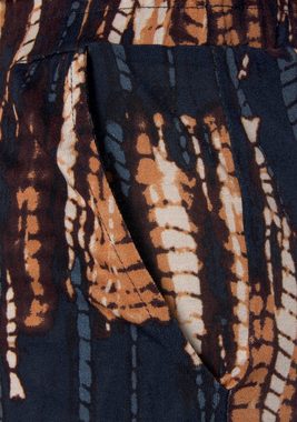 Buffalo Jerseyhose mit Alloverdruck und elastischem Bund, Sommerhose