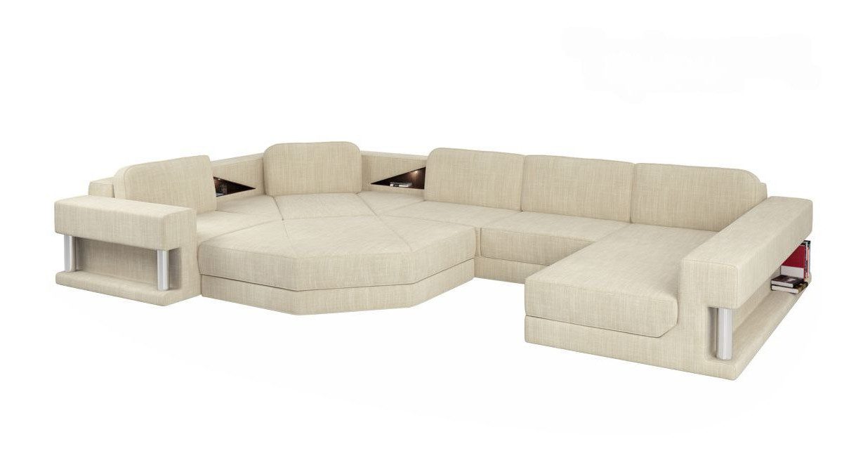 Xlmoebel Wohnlandschaft Ecksofa in U-Form aus modernem Stoff, komfortabel und stilvoll, Hergestellt in Europa