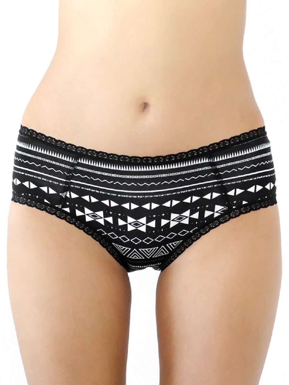 Slip Hipster mit Spitze (4er Pack)