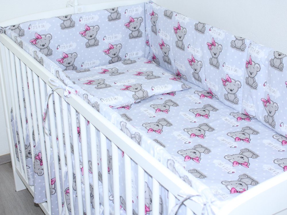 Primawela Bettnestchen Nestchen 360 cm Bettumrandung Baby Bett Kinder Nest Kopfumrandung