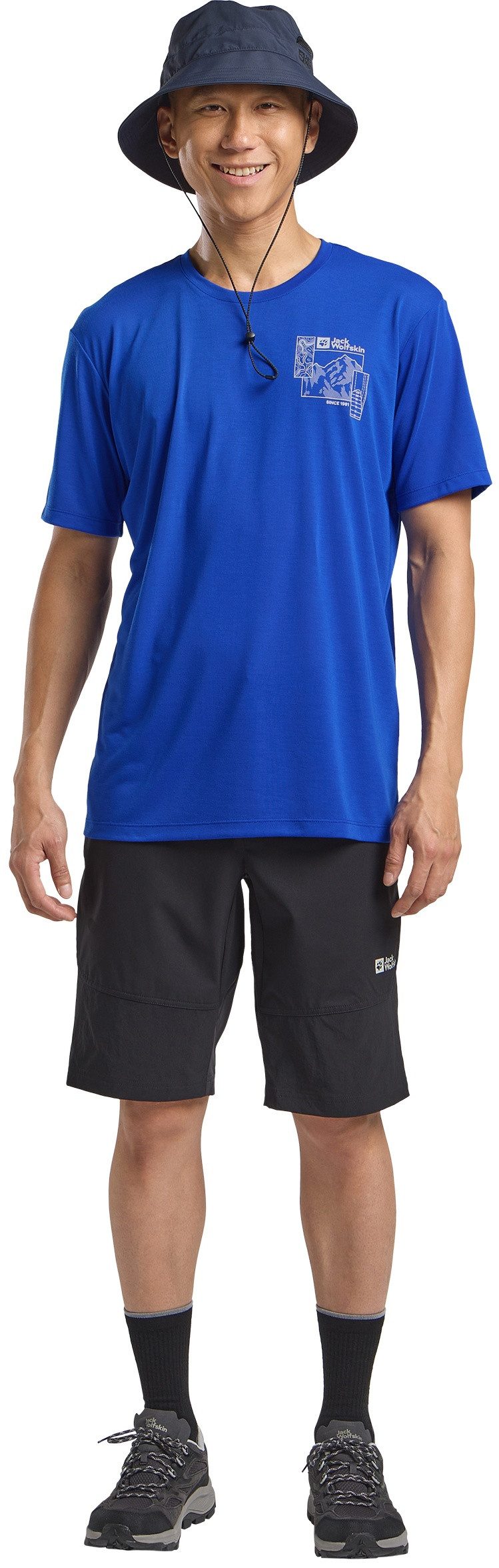Jack Wolfskin T-Shirt VONNAN GRAPHIC T M
