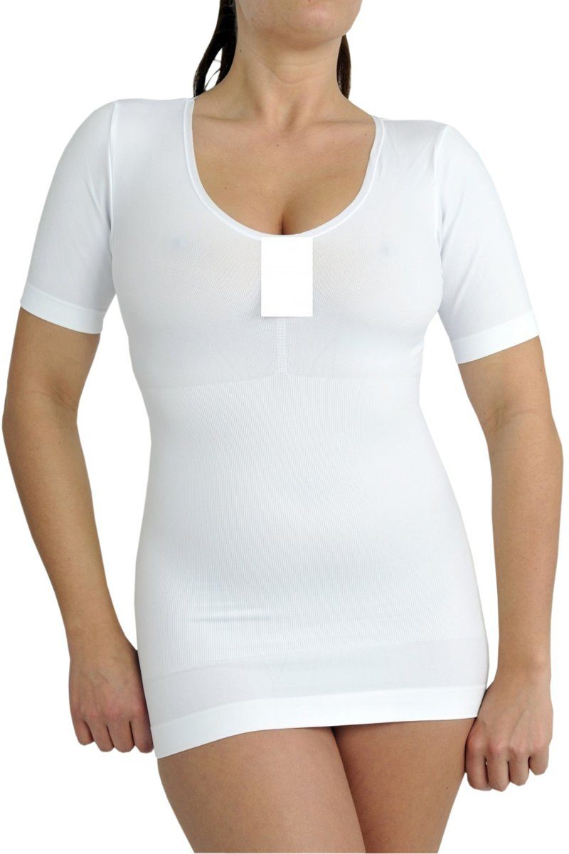 Andalous Dessous Taillenshaper Miederhemd in weiß (einzel, 1-St)