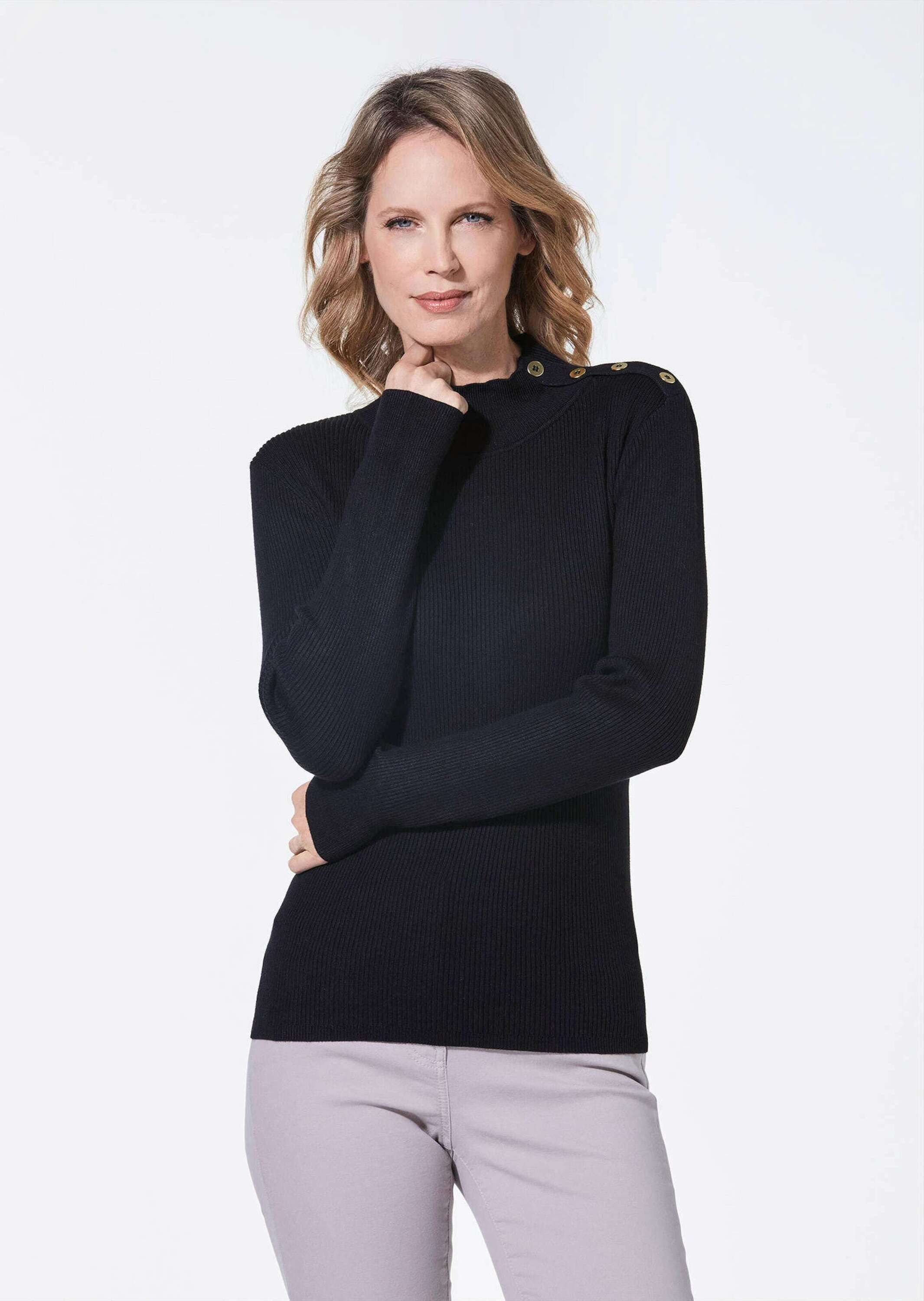 Strickpullover Rippenpullover