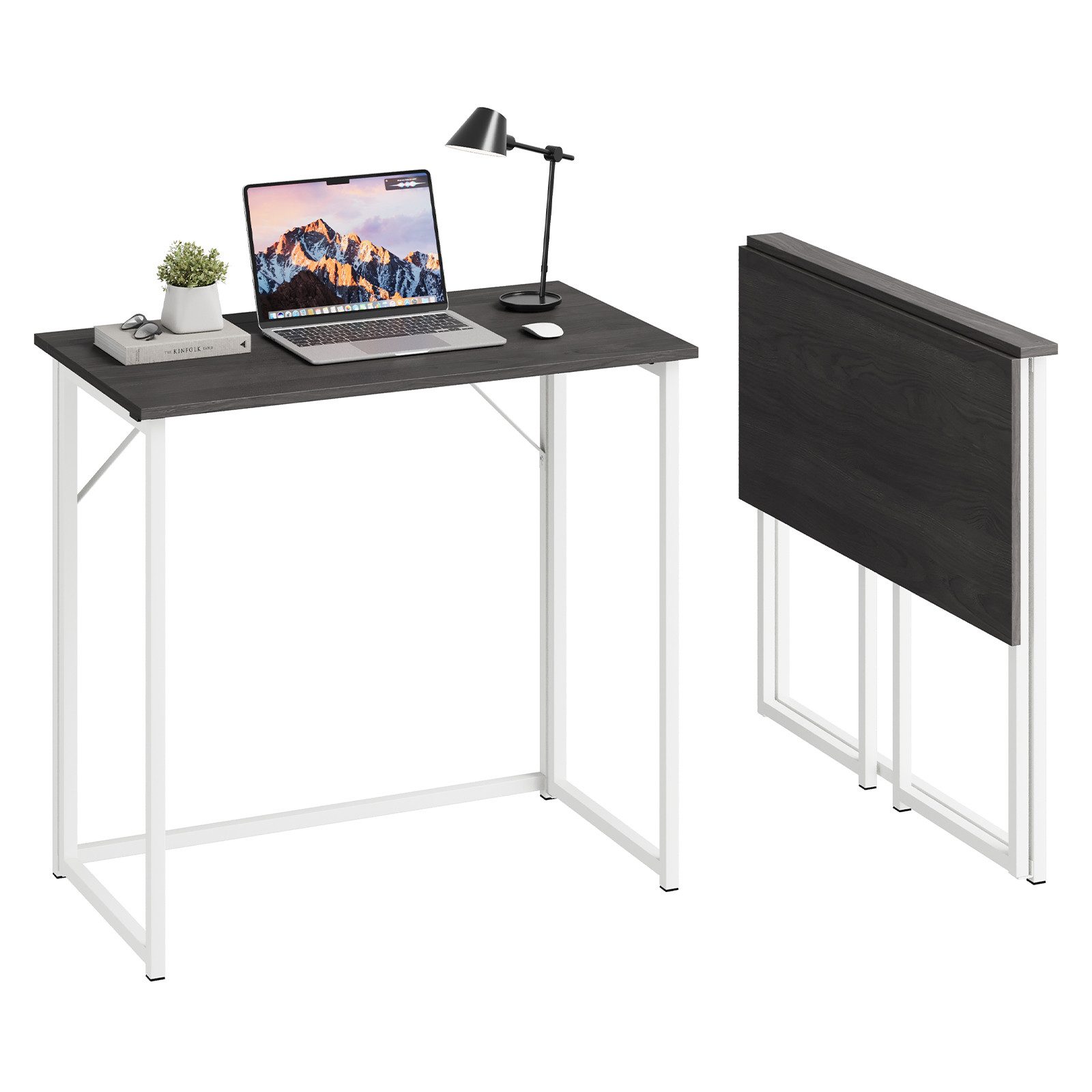 NAIMP Klapptisch Schreibtisch faltbar Computertisch PC Tisch Bürotisch für günstig online kaufen