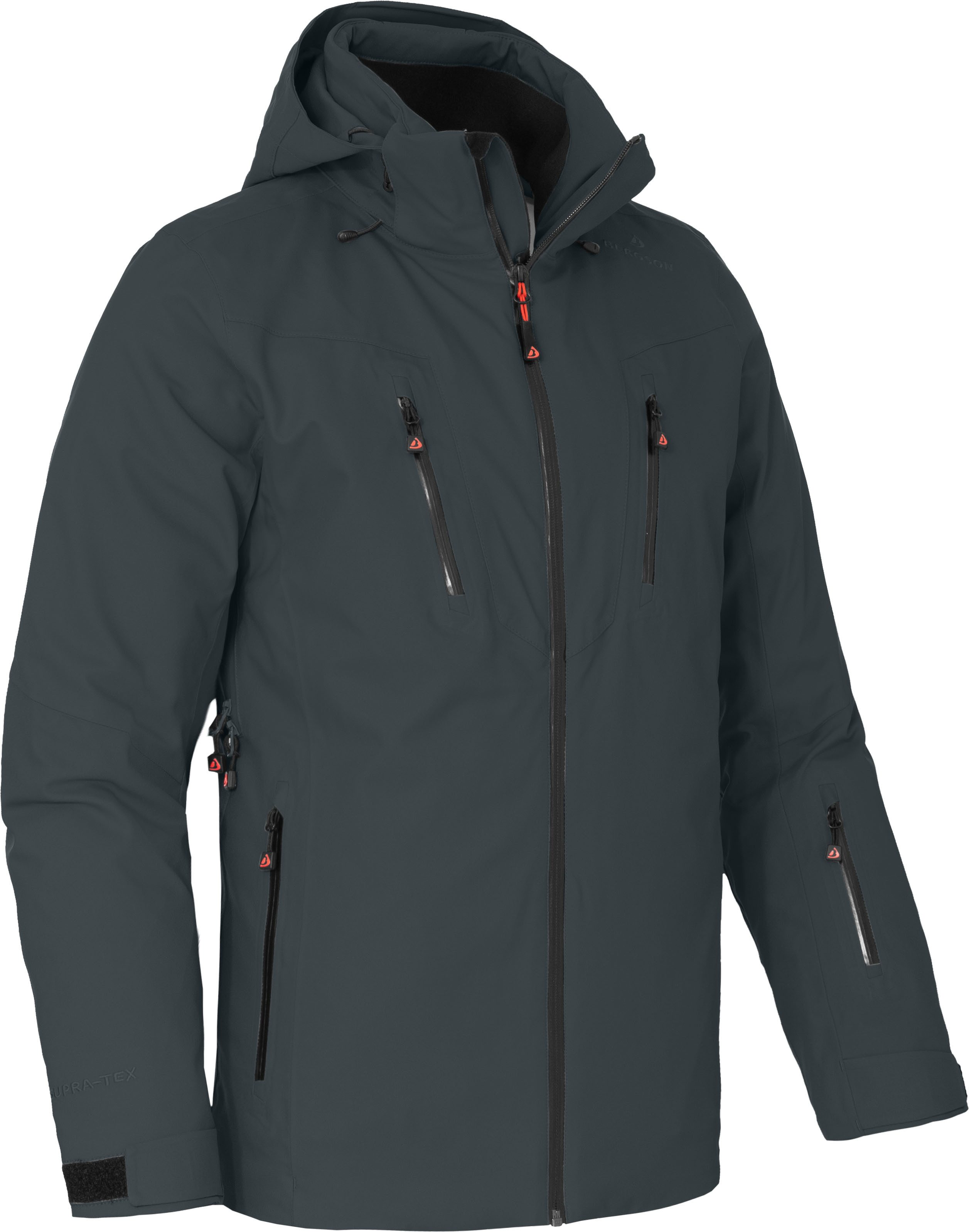 Bergson Skijacke RESO 2 Herren Skijacke, warm wattiert, wasserdicht (20.000 mm), Normalgrößen