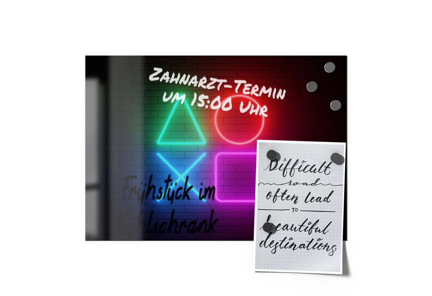 Thumbnail - DEQORI Magnetfolie 'Playstation Elemente', beschreibbar universal Magnetmatte magnetisch Folie Planer Kalender