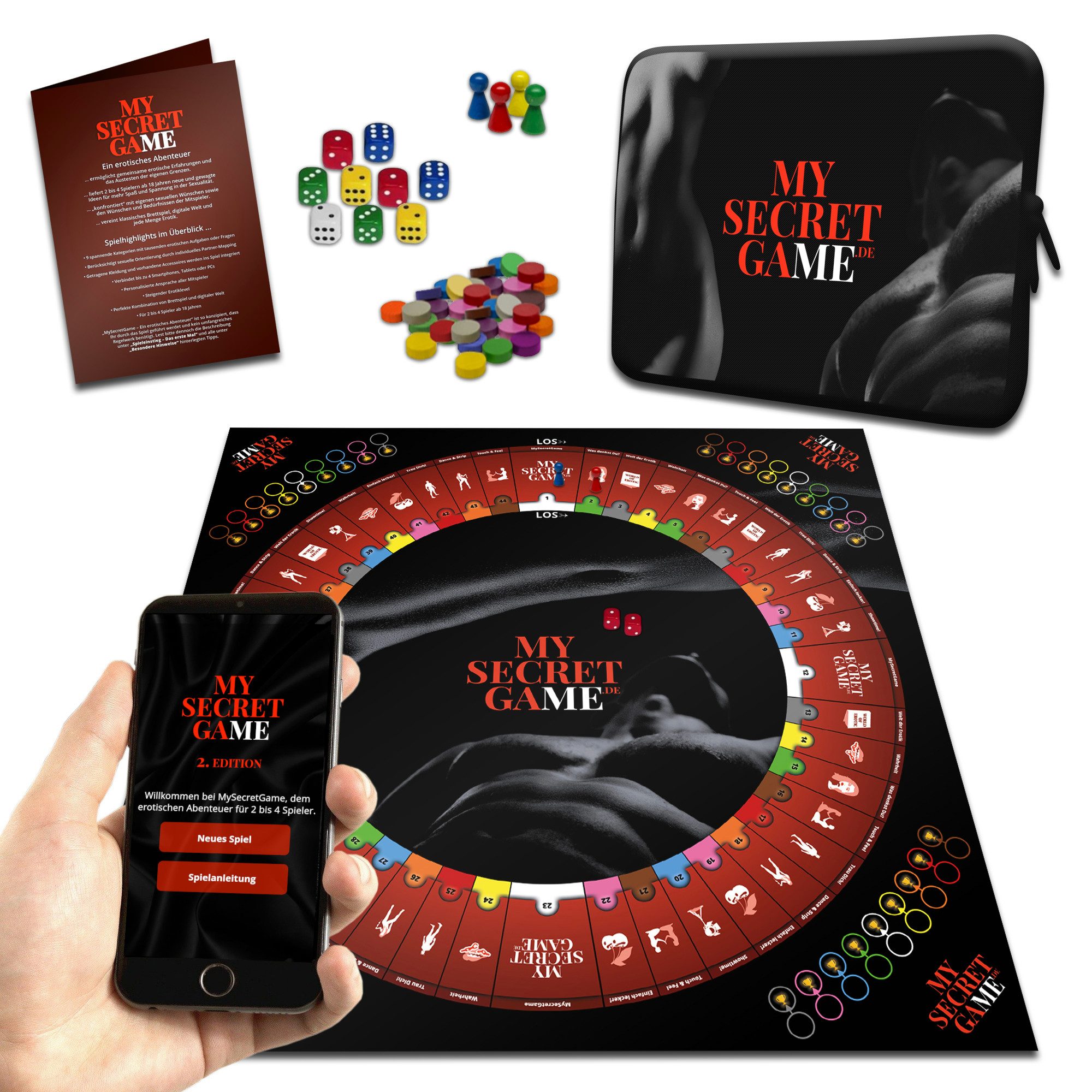 MySecretGame Spiel My Secret Game 2. Edition - Erotisches Abenteuer mit App ab 18 Jahre