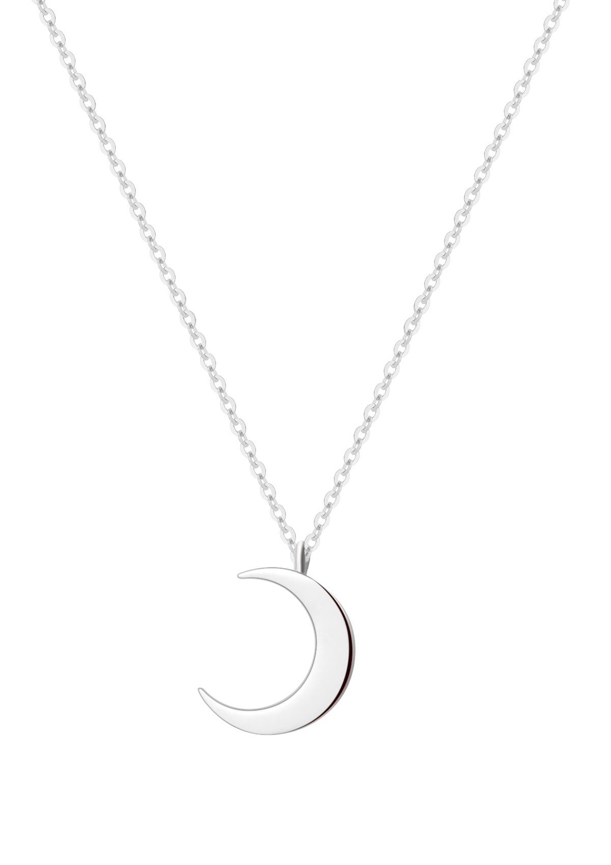 Hey Happiness Kette mit Anhänger Mond 18K Gold Roségold, Kette Halbmond, Ke günstig online kaufen