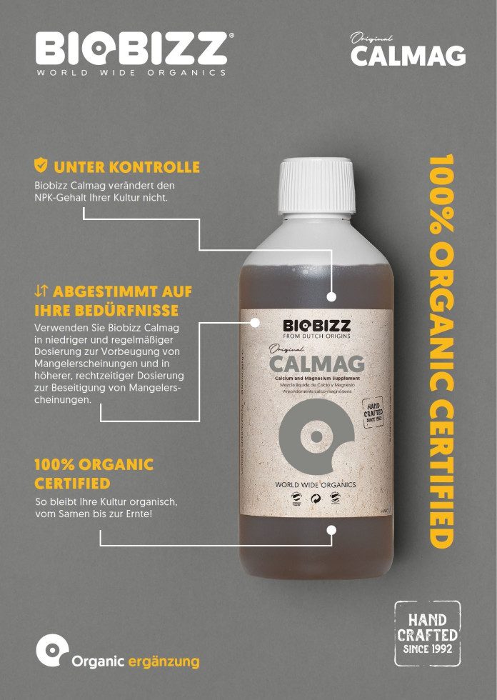Biobizz Pflanzendünger BioBizz Grow Dünger Calmag 250 ml, Bio günstig online kaufen