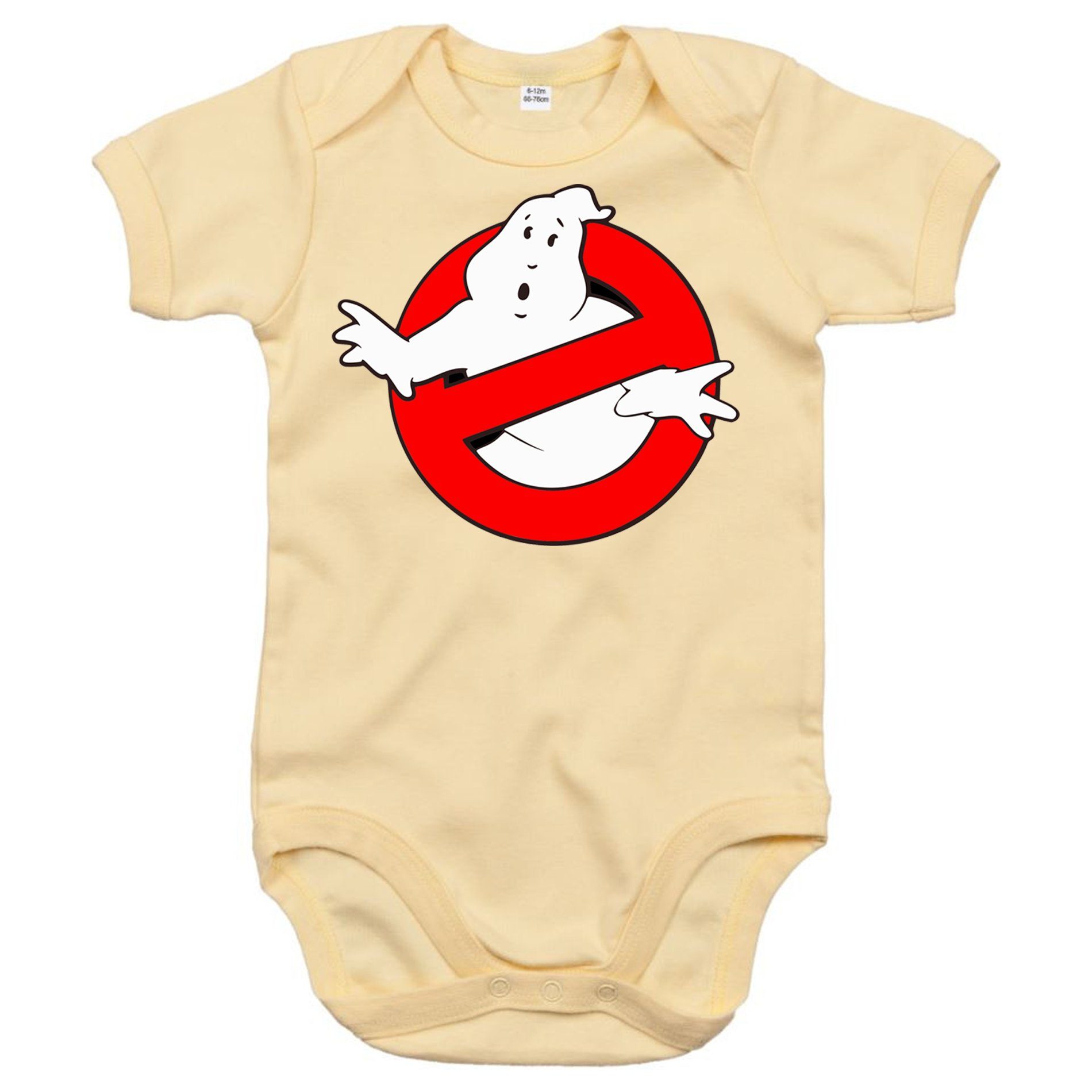 Blondie & Brownie Strampler Kinder Baby Ghostbusters Ghost Geister Geisterjäger mit Druckknopf