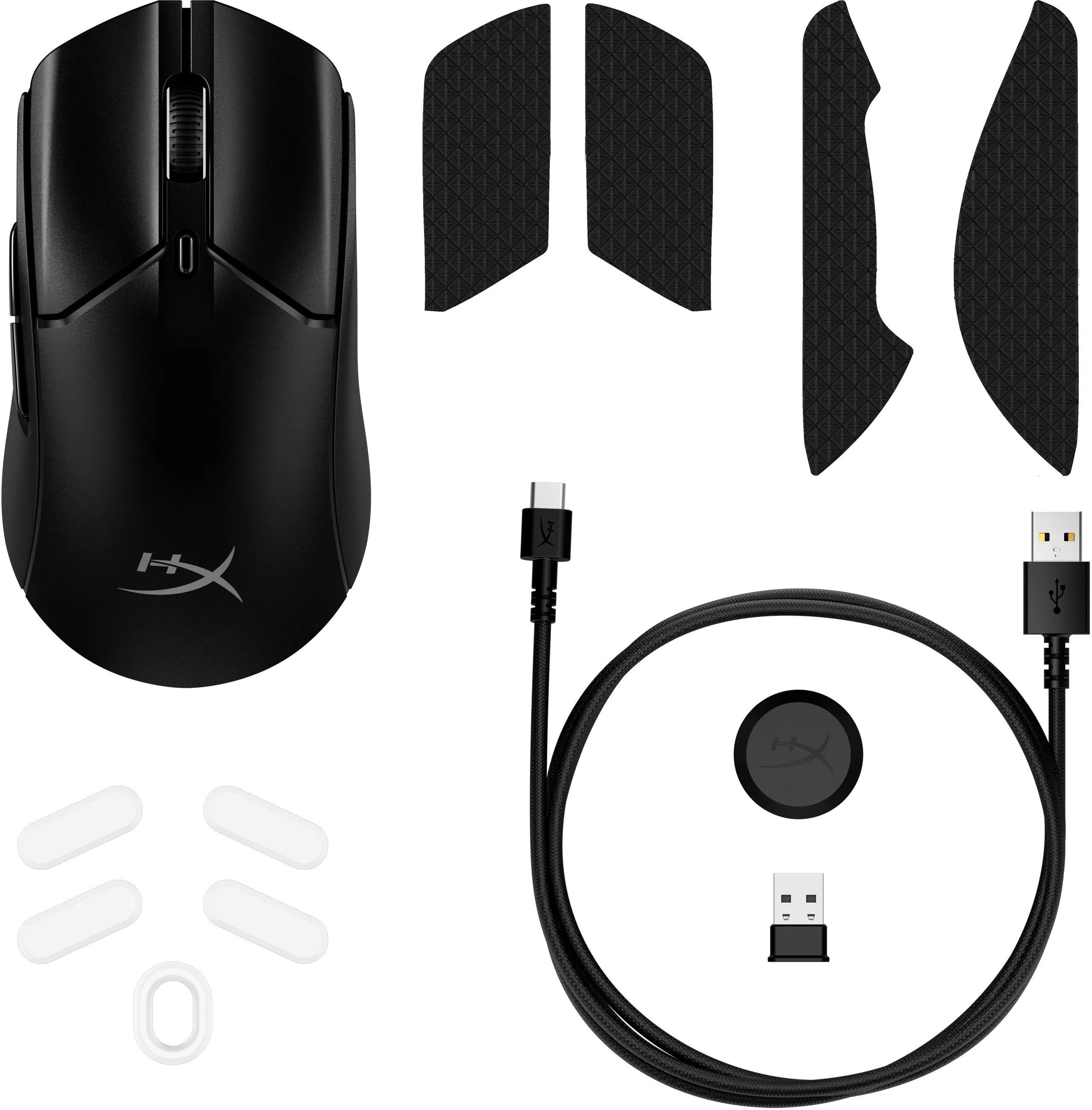 HyperX Pulsefire Haste 2 26K DPI 8000Hz RGB LED Gaming-Maus (Kabelgebunden, USB, 8000 dpi)