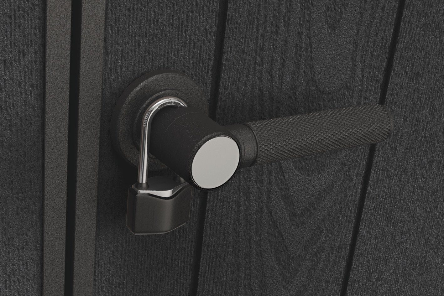 Keter Gartenhaus Keter Kunststoff Gerätehaus Signature Walnuss 9x7