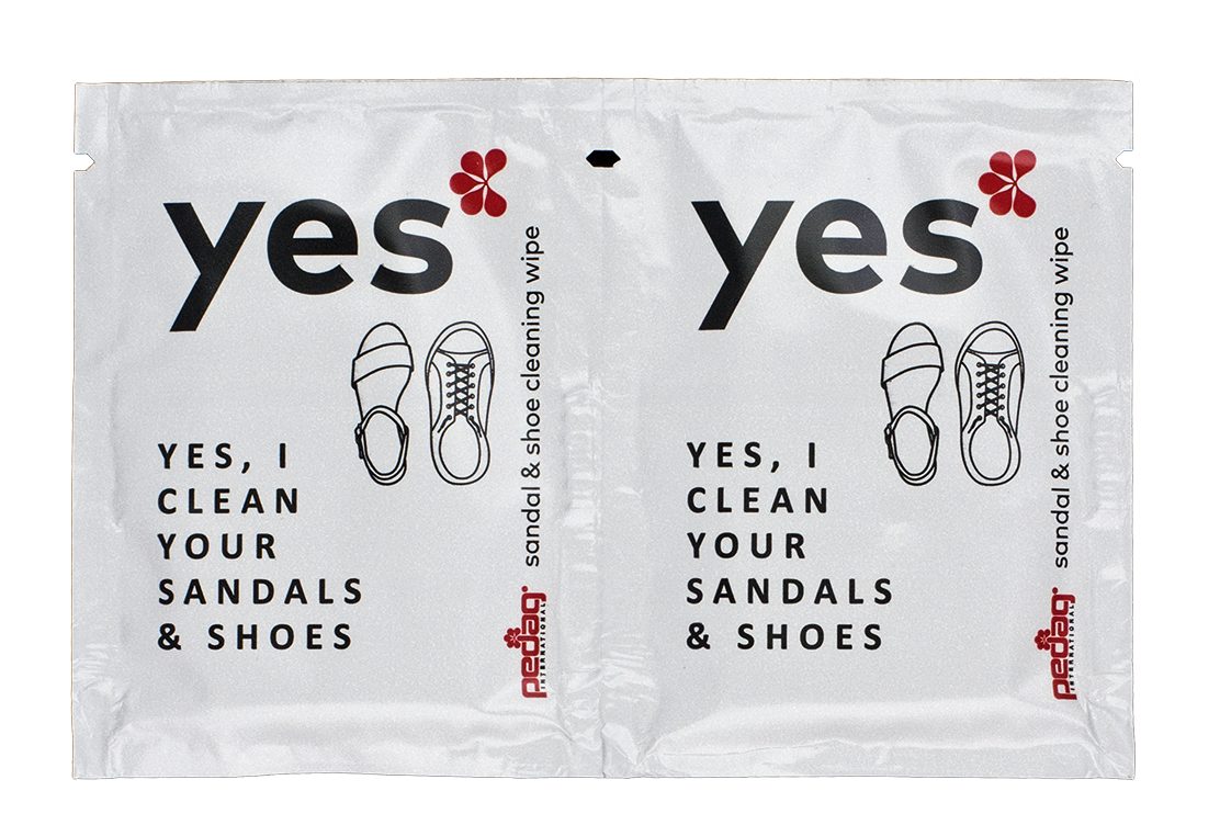 Pedag Schuhputzbürste Reinigungstücher für - und Sneaker, Wipes Innensohlen Yes (10-tlg) Sandalen