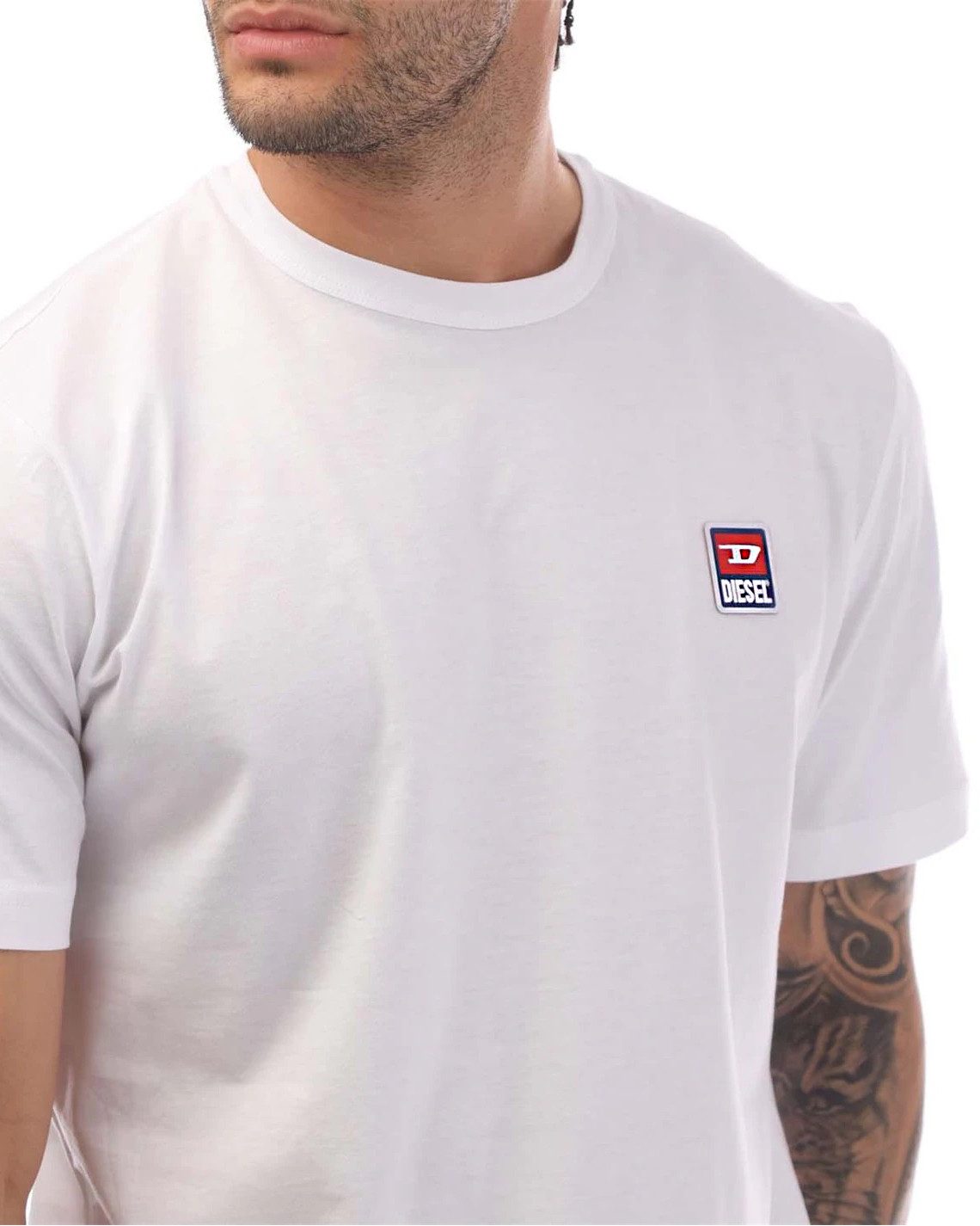 Diesel Rundhalsshirt Regular Fit mit Logo-Patch - T-JUST 16 günstig online kaufen