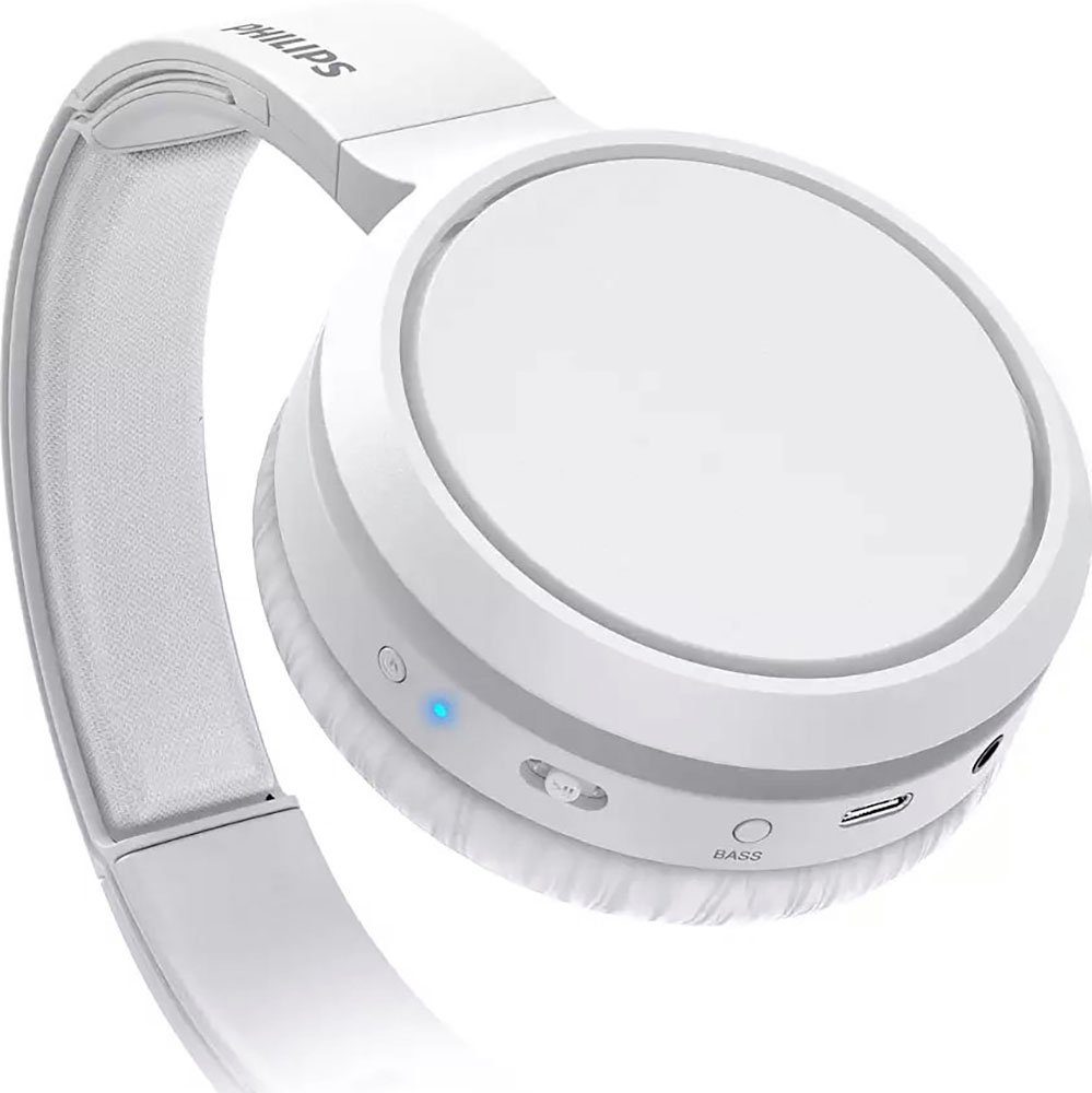 Philips TAH5205 (ANC), AVRCP Kopfhörer (Active A2DP wireless Noise Bluetooth, weiß Cancelling Bluetooth, HSP) HFP