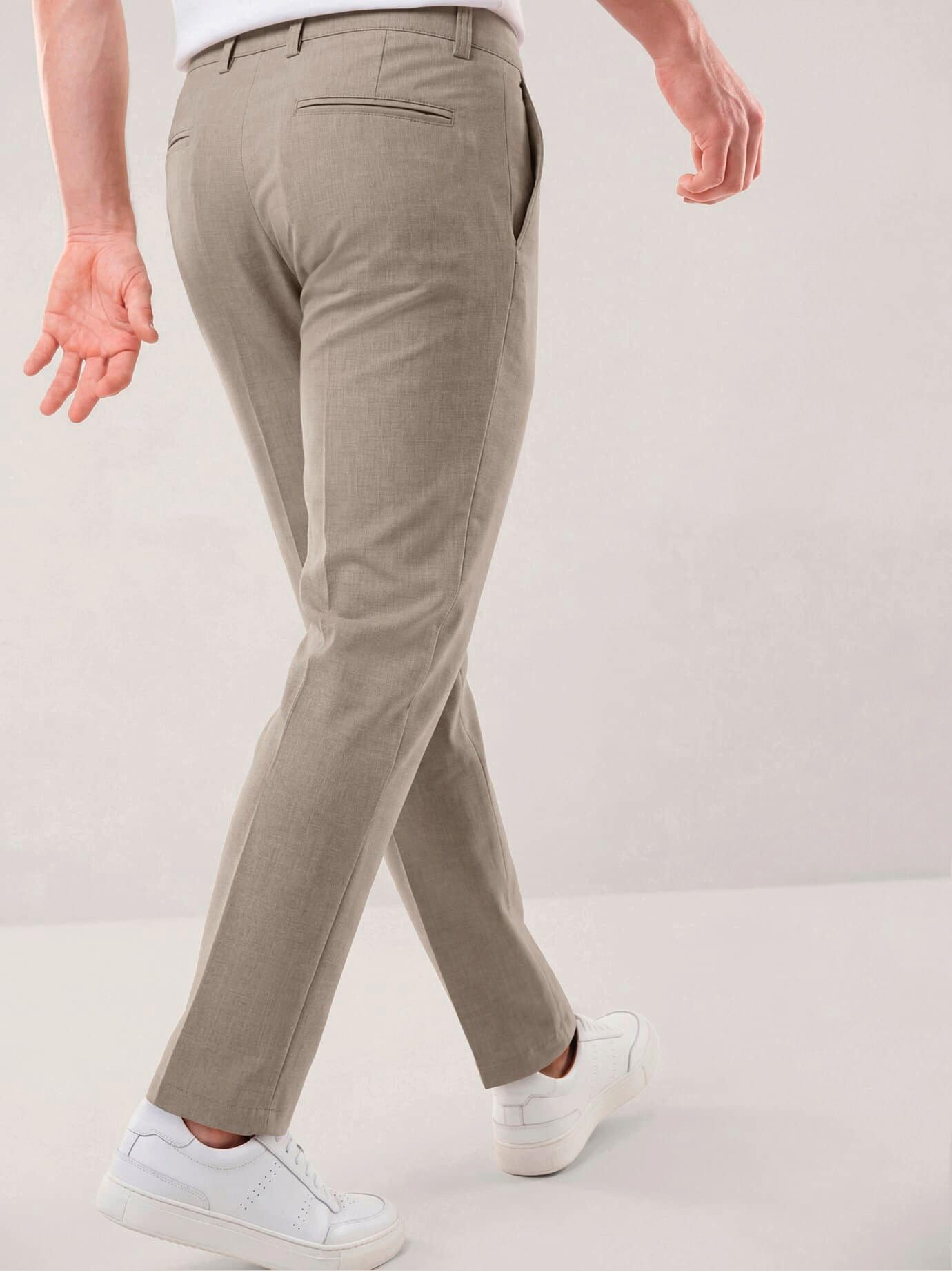 Walbusch Chinohose Herren Modern Fit Hose schnelltrocknend Wasserabweisende Chinohose mit 360°-Stretch, knitterfrei, pflegeleicht