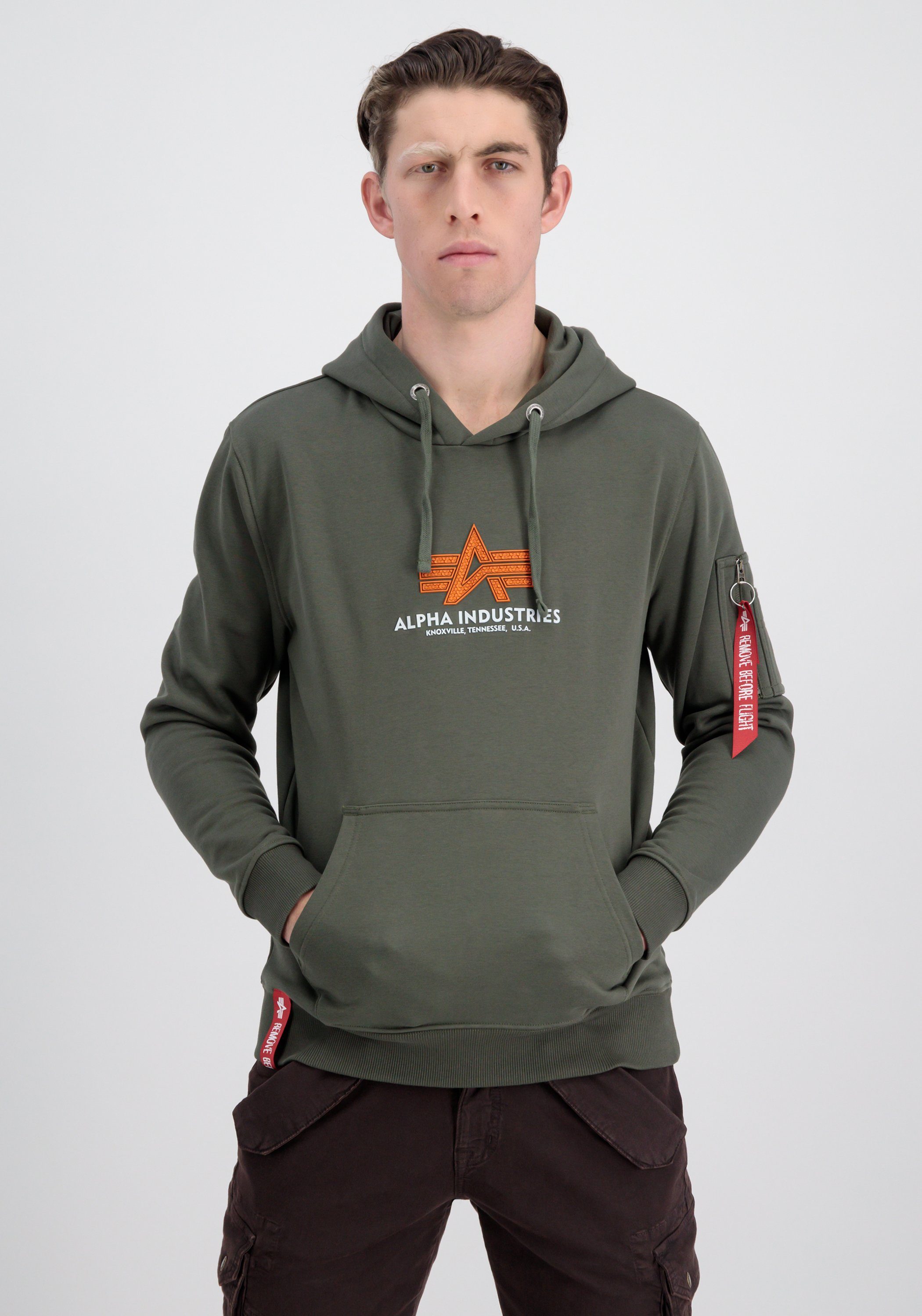 Alpha Industries Hoodie "Basic Hoodie BL Rubber" günstig online kaufen
