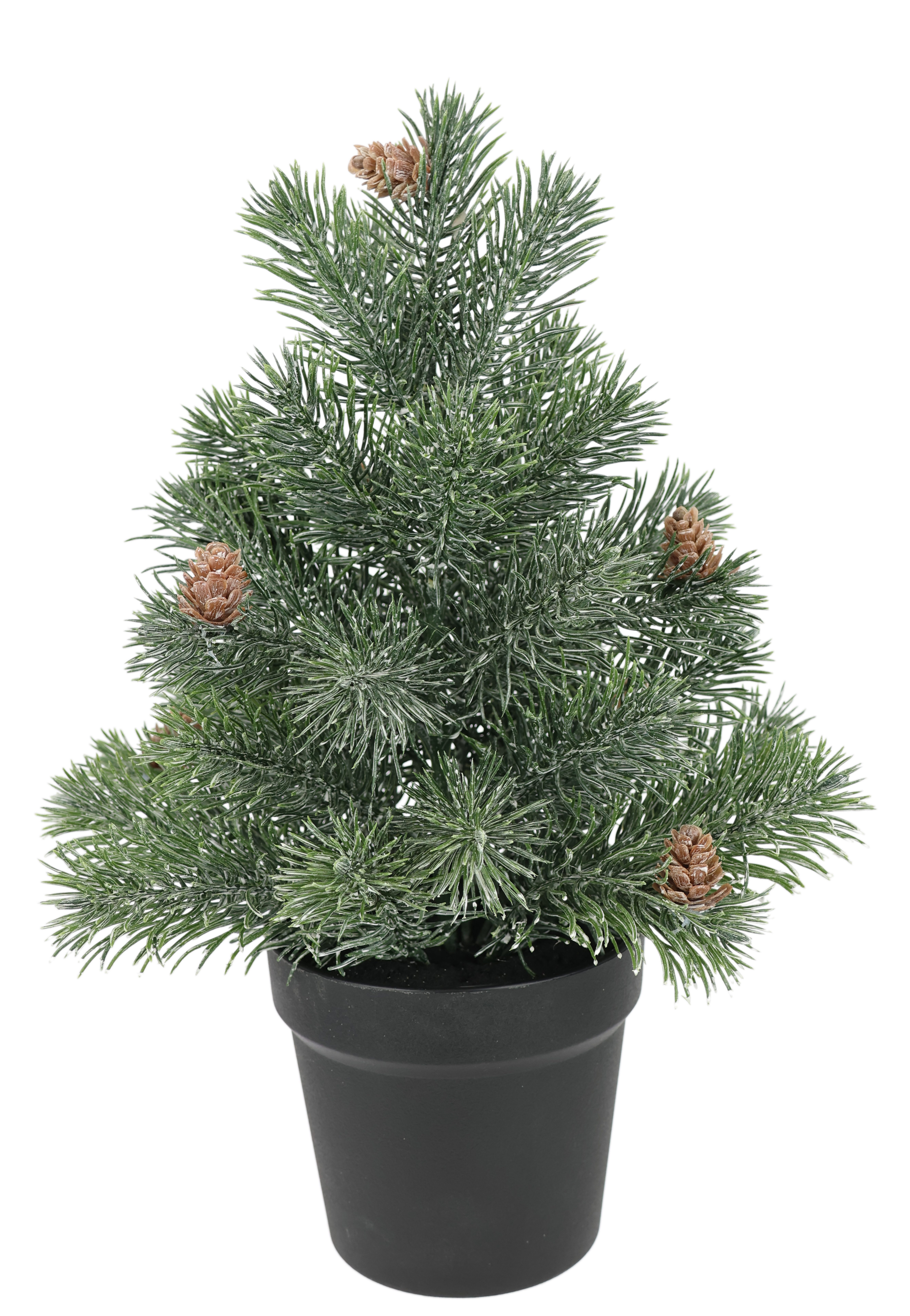 I.GE.A. Künstlicher Weihnachtsbaum Tannenbaum, in Jute-Topf, Christbaum Weihnachtsdeko Kunstbaum kleiner Dekobaum