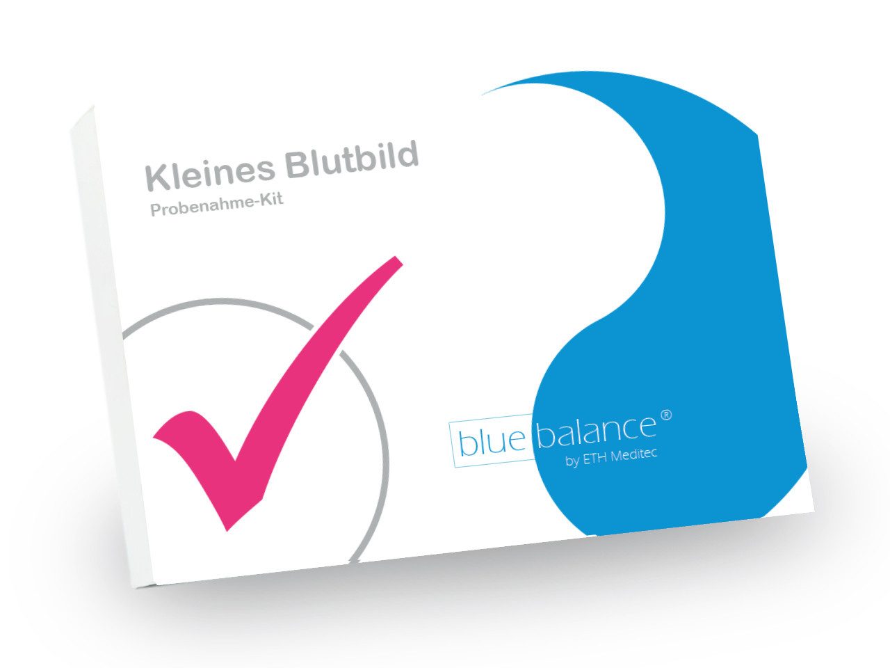Blutzucker-Teststreifen blue balance® Kleines Blutbild Test, Selbsttest mit Laboranalyse