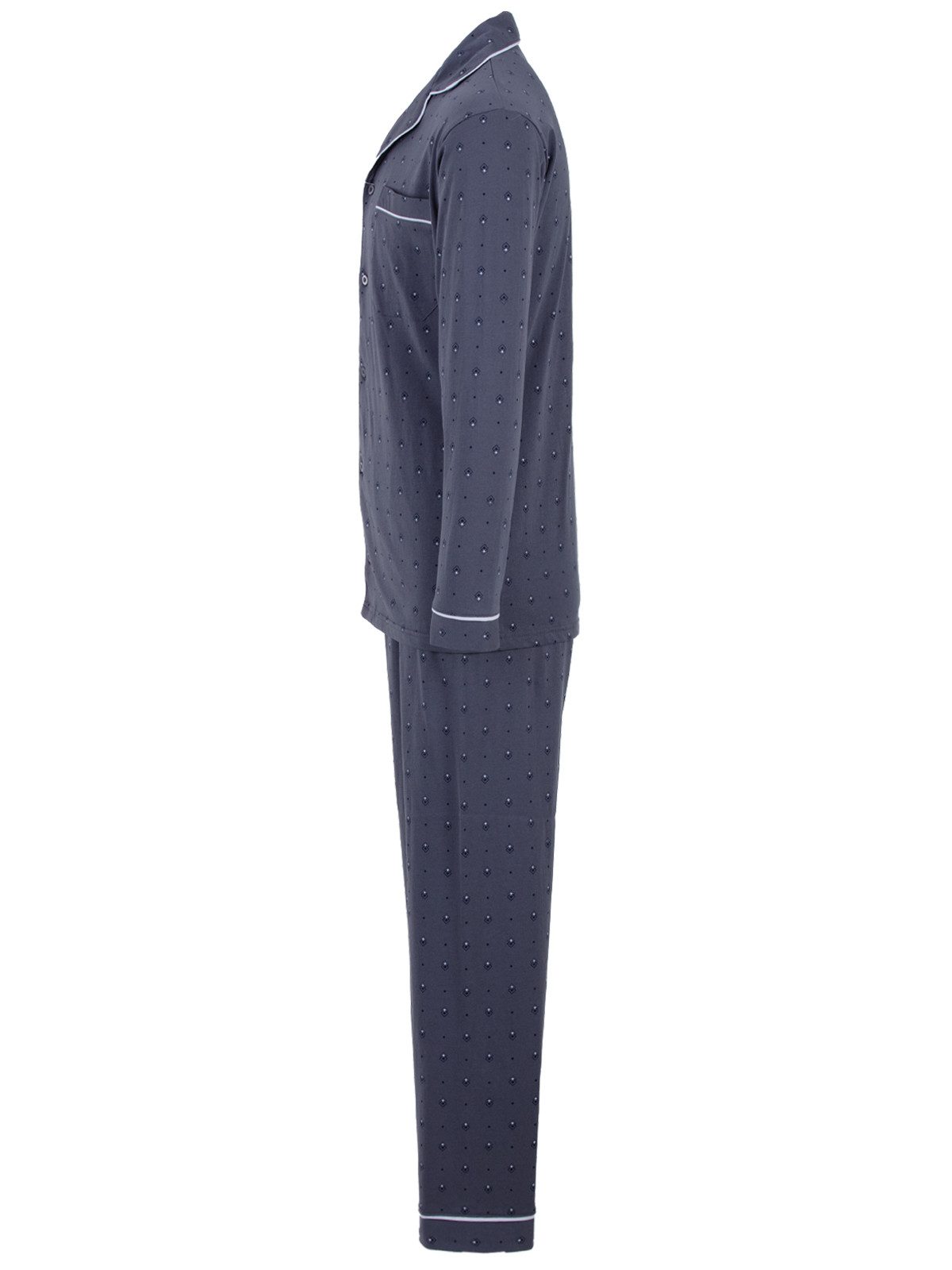 Henry Terre Schlafanzug Pyjama Set Langarm günstig online kaufen