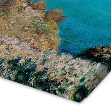 Posterlounge Leinwandbild Claude Monet, Das Fischerhaus, Varengeville, Wohnzimmer Malerei