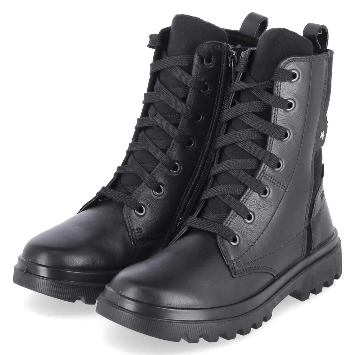 Superfit Superfit 1-000615-0010 Mädchen Leder & Textil black Winterstiefel