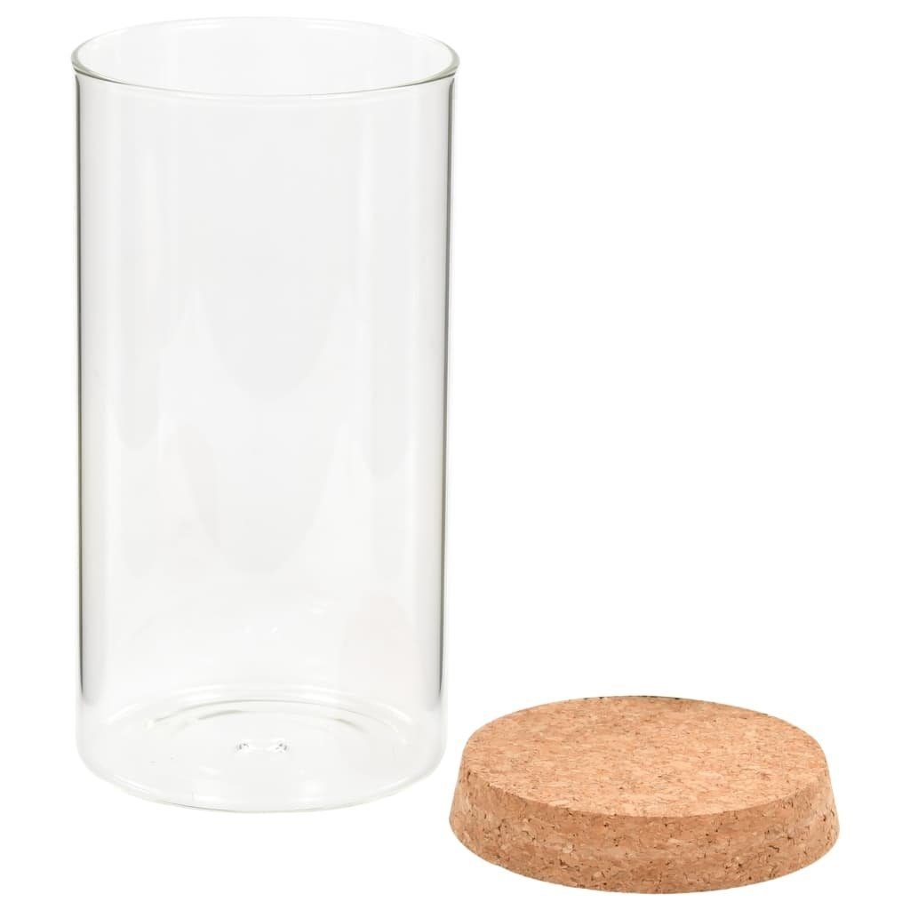 Glas, Transparent. möbelando aus Vorratsdose in (6er-Set), 297316, Glas 1100 ml