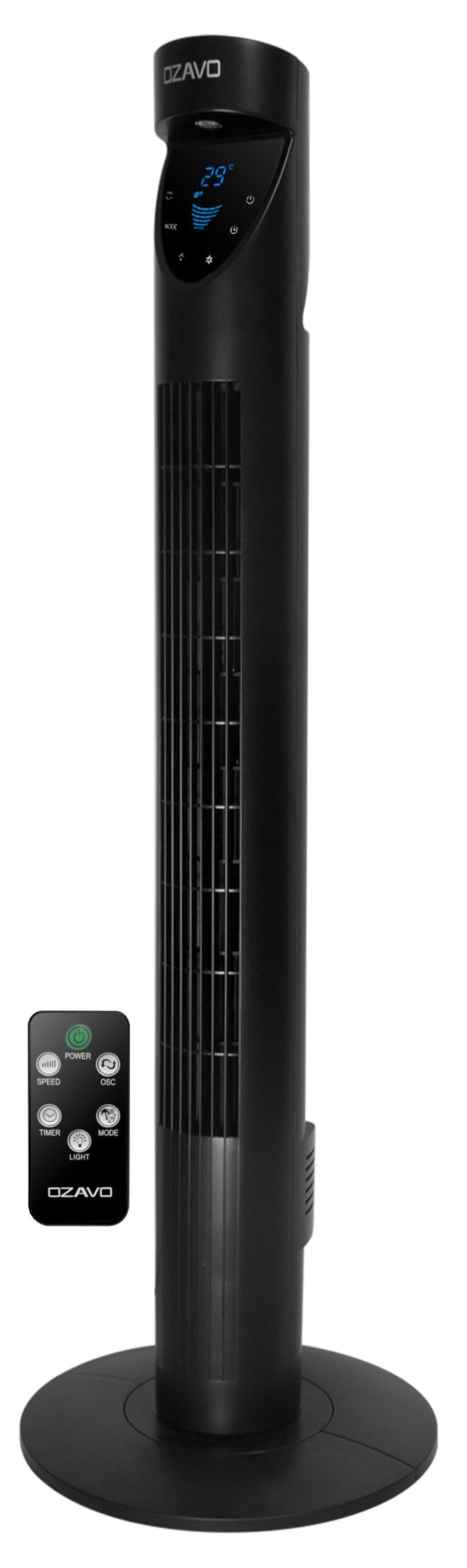 OZAVO Turmventilator OZ1515, 97,5cm Standventilator Oszillation günstig online kaufen