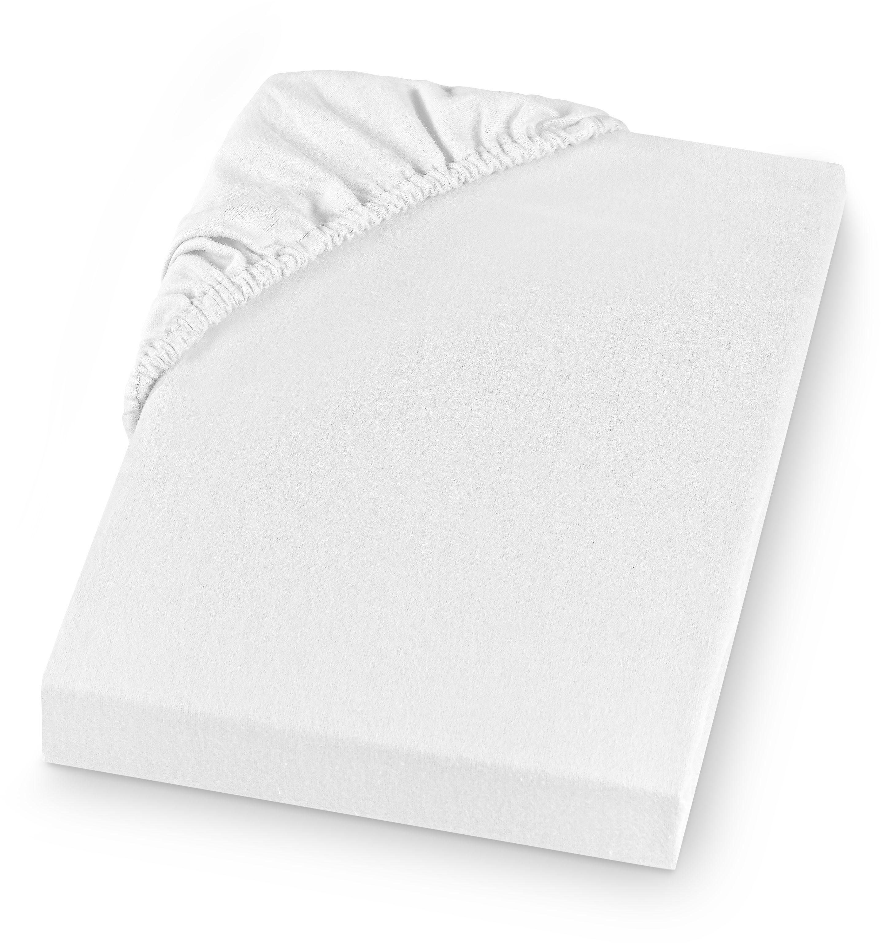 SETEX Spannbettlaken Feinbiber in Gr. 70x140, 90x200, 140x200 oder 180x200 cm, Feinbiber, Gummizug: rundum, (1 Stück), für Matratzen bis 23 cm Höhe, Winter, Bettlaken