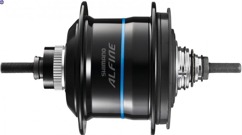 Shimano Laufrad SHIMANO Getriebenabe ALFINE Di2 - 7051-11, Schwarz 32 Loch
