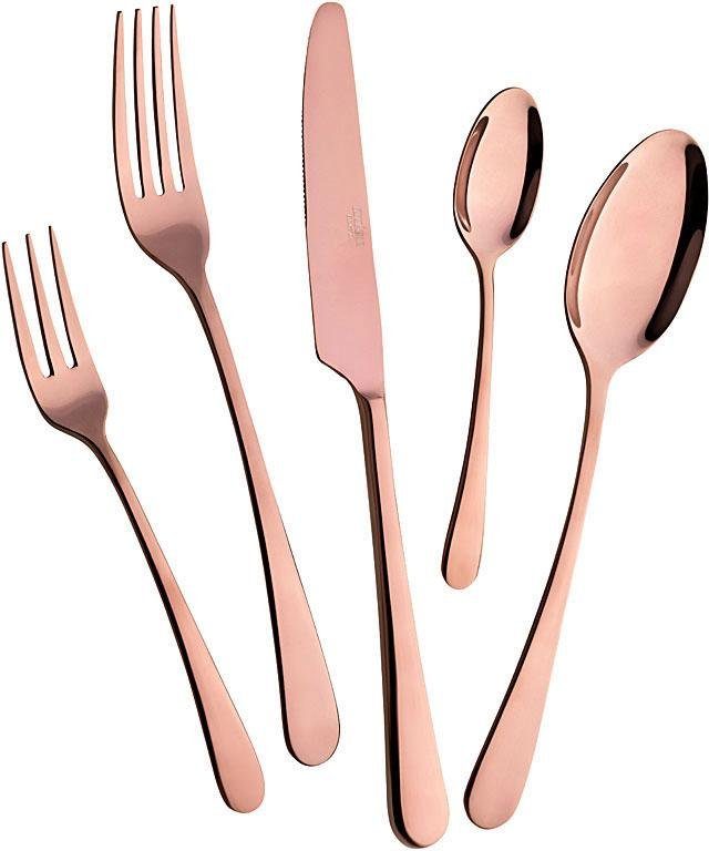 Mulex Besteck-Set Astroia (10-tlg), 2 Personen, Edelstahl 18/0, poliert. Reduzierter Preis € 56,03. Unverbindliche Preisempfehlung € 89,00