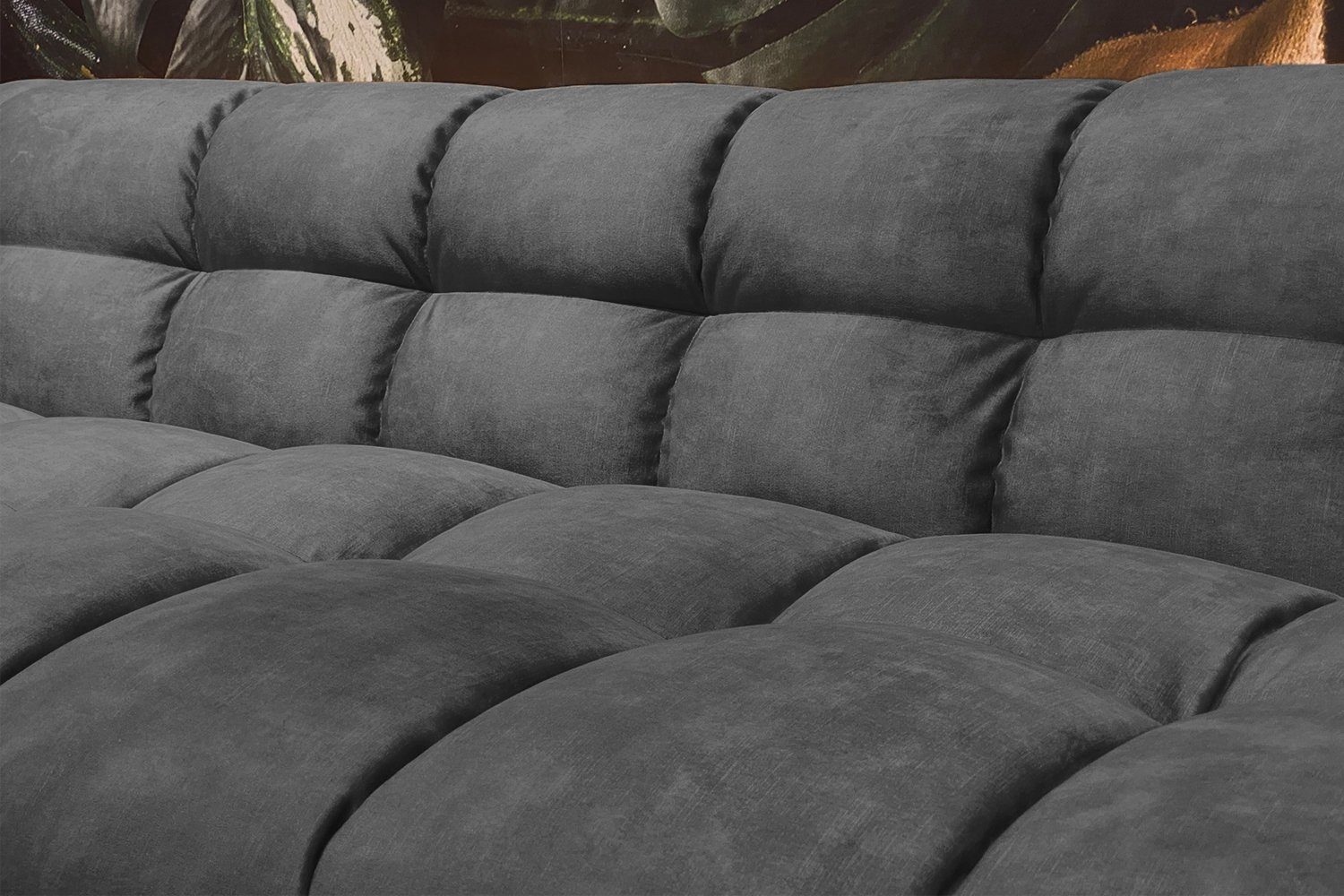 und versch. Velvet Sofa Farben Größen anthrazit KAWOLA versch. ROSARIO,