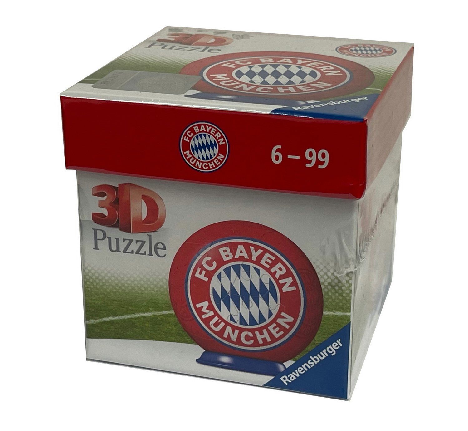 München Puzzle-Ball, inklusive Puzzleteile, 3D-Puzzle 54 Bayern Puzzleball Ravensburger Fußball Ballhalter