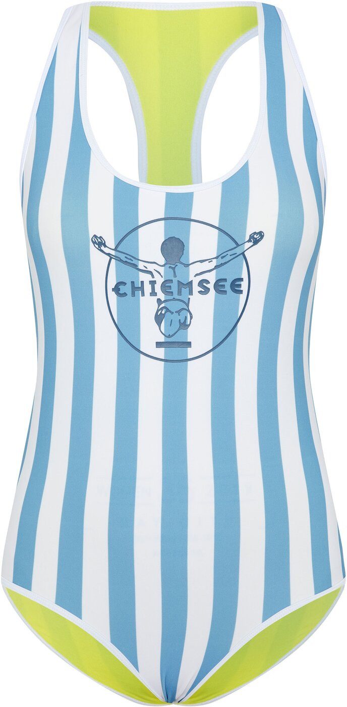 Chiemsee Badeanzug Badeanzug WHT/MD BLUE STR
