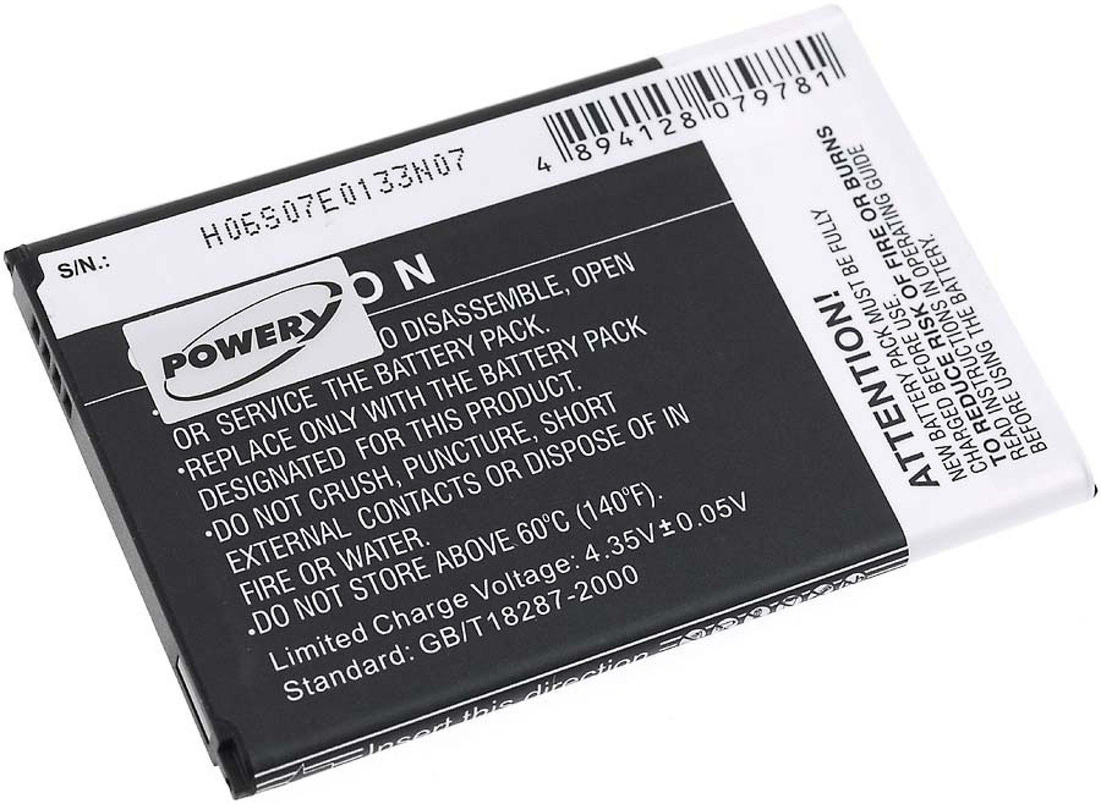 Powery Akku für Samsung Galaxy Note 3 Handy-Akku 3200 mAh (3.8 V)