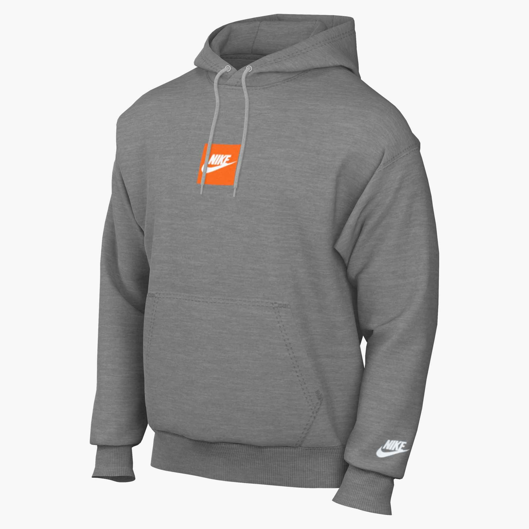Nike Sportswear Kapuzensweatshirt Nike Sportswear Club Men's French Terry Hoodie mit Rundhalsausschnitt, aus Baumwolle und Polyester, in normaler Länge
