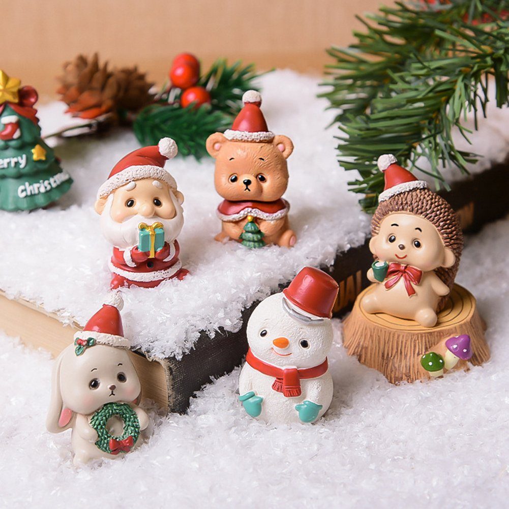 Kunstharz-Tierhandwerk, Christbaumschmuck tragen Stilvolle, Blusmart Lebendige Weihnachtliches