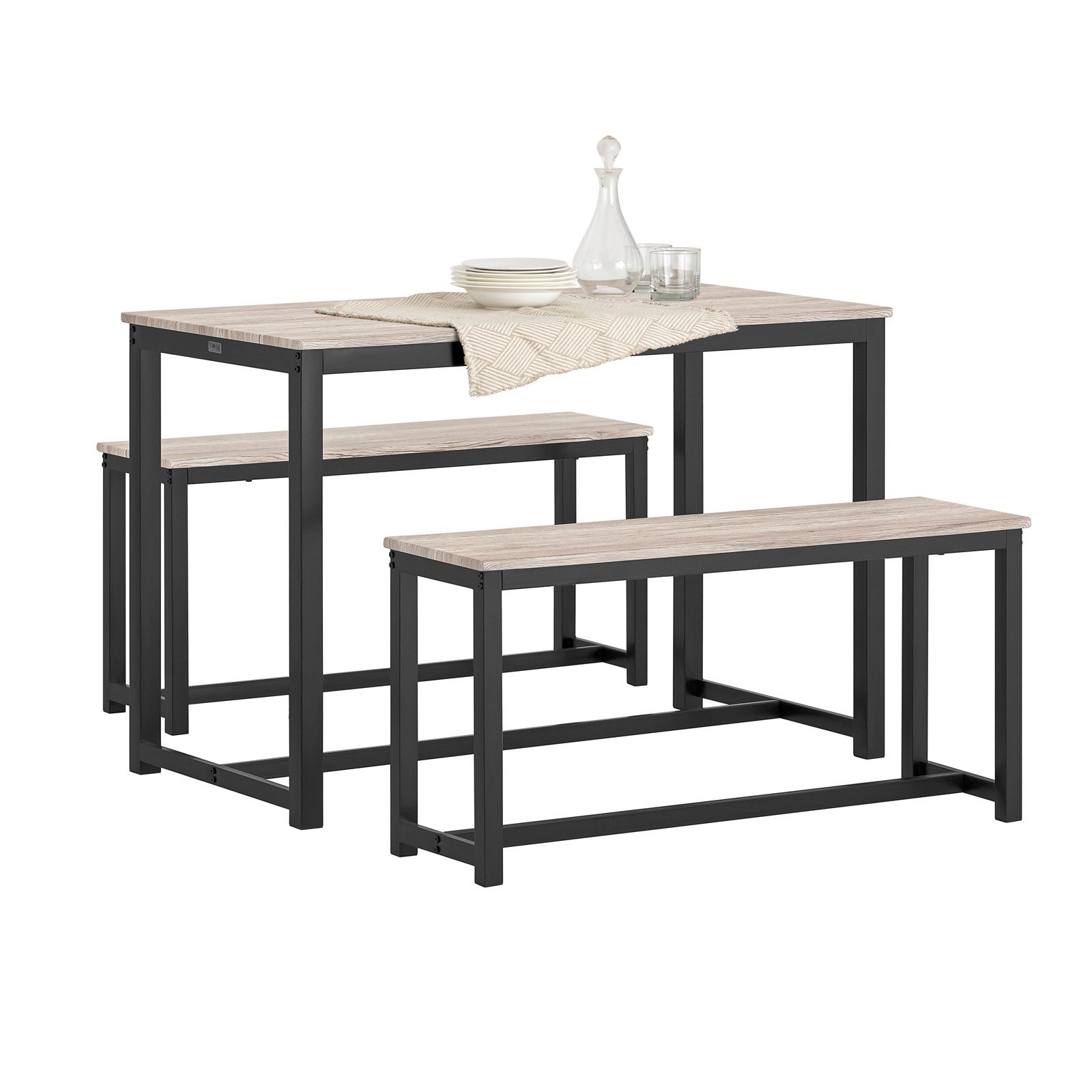 SoBuy Essgruppe OGT25, (3-tlg), 3-teilig Essgruppe günstig online kaufen