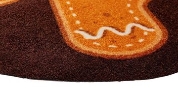 Teppich Gingerbread Man, wash+dry by Kleen-Tex, rechteckig, Höhe: 9 mm