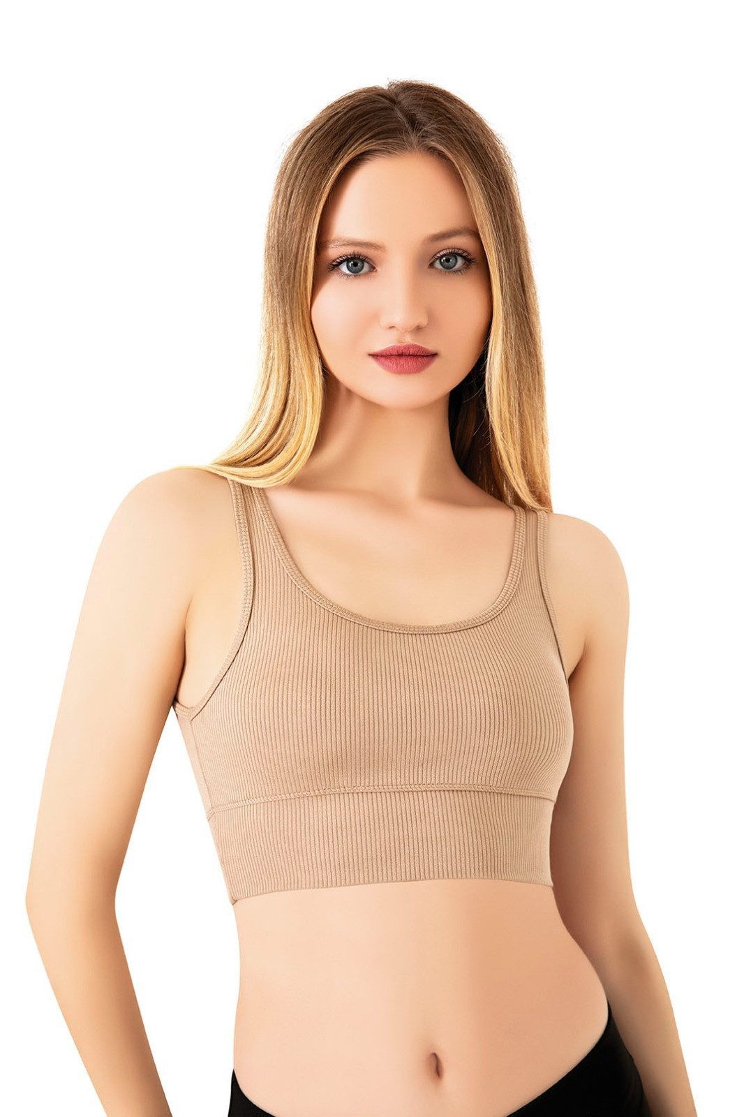fashionshowcase Bustier-Bikini-Top Damen Sport Bustier Tops günstig online kaufen