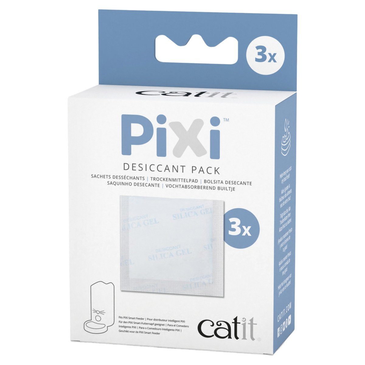 Catit Futterbehälter Entfeuchtungspad für Pixi Smart-Futternapf 3er Pack