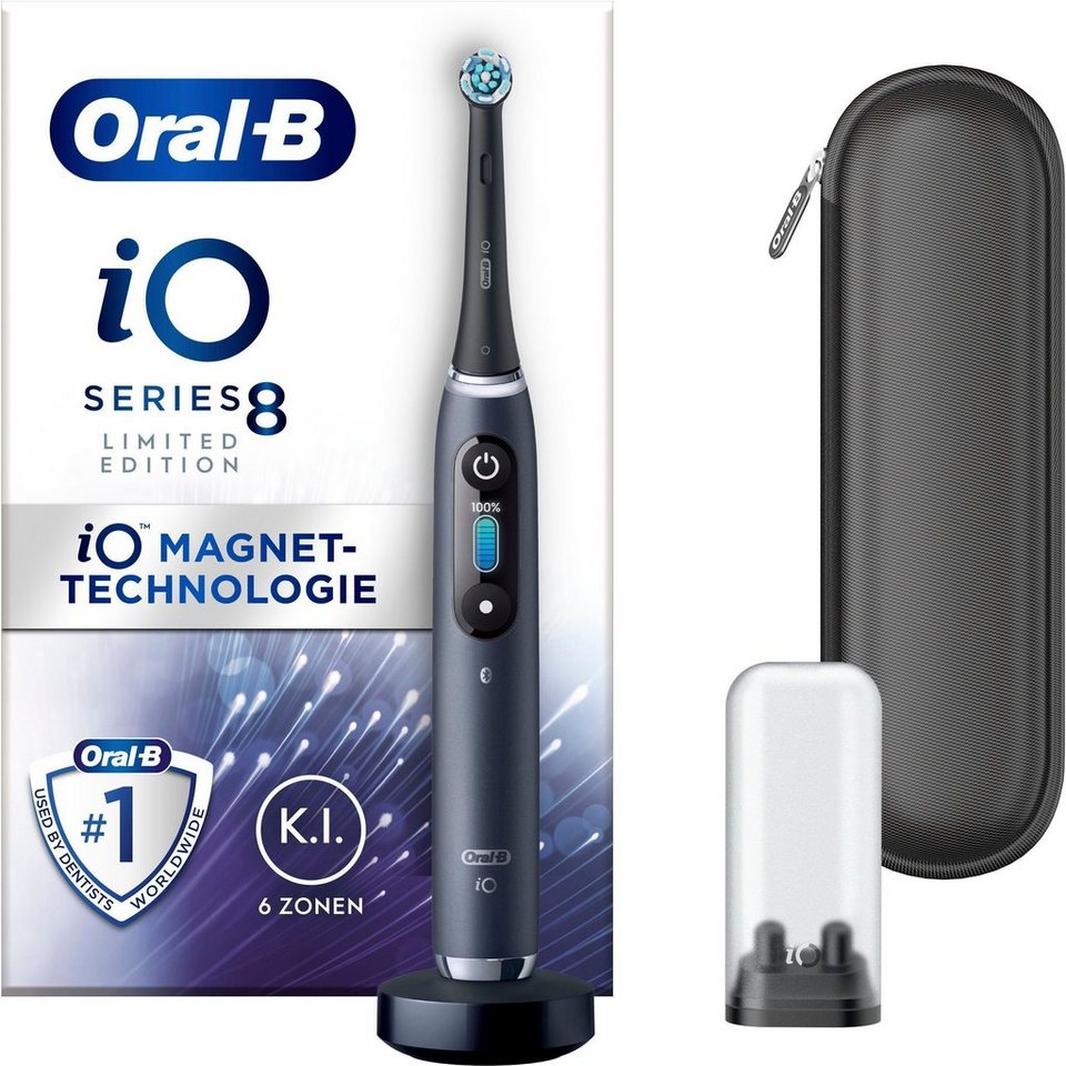Oral-B Elektrische Zahnbürste Oral-B iO Series 10 White, elektrische Zahnbürste, iO Sense Ladestation