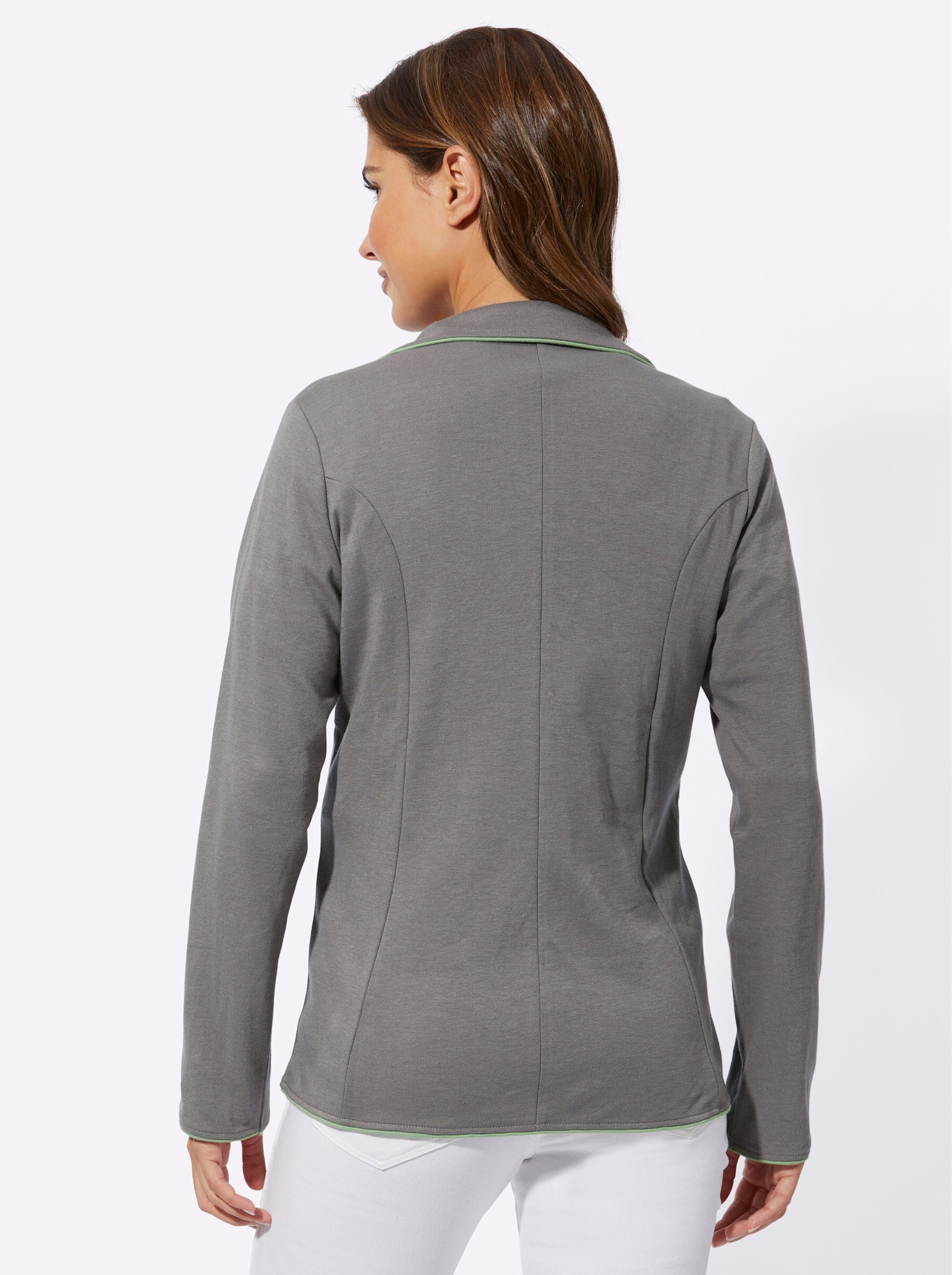 Sieh an! Jerseyblazer Sweatblazer Langarm günstig online kaufen